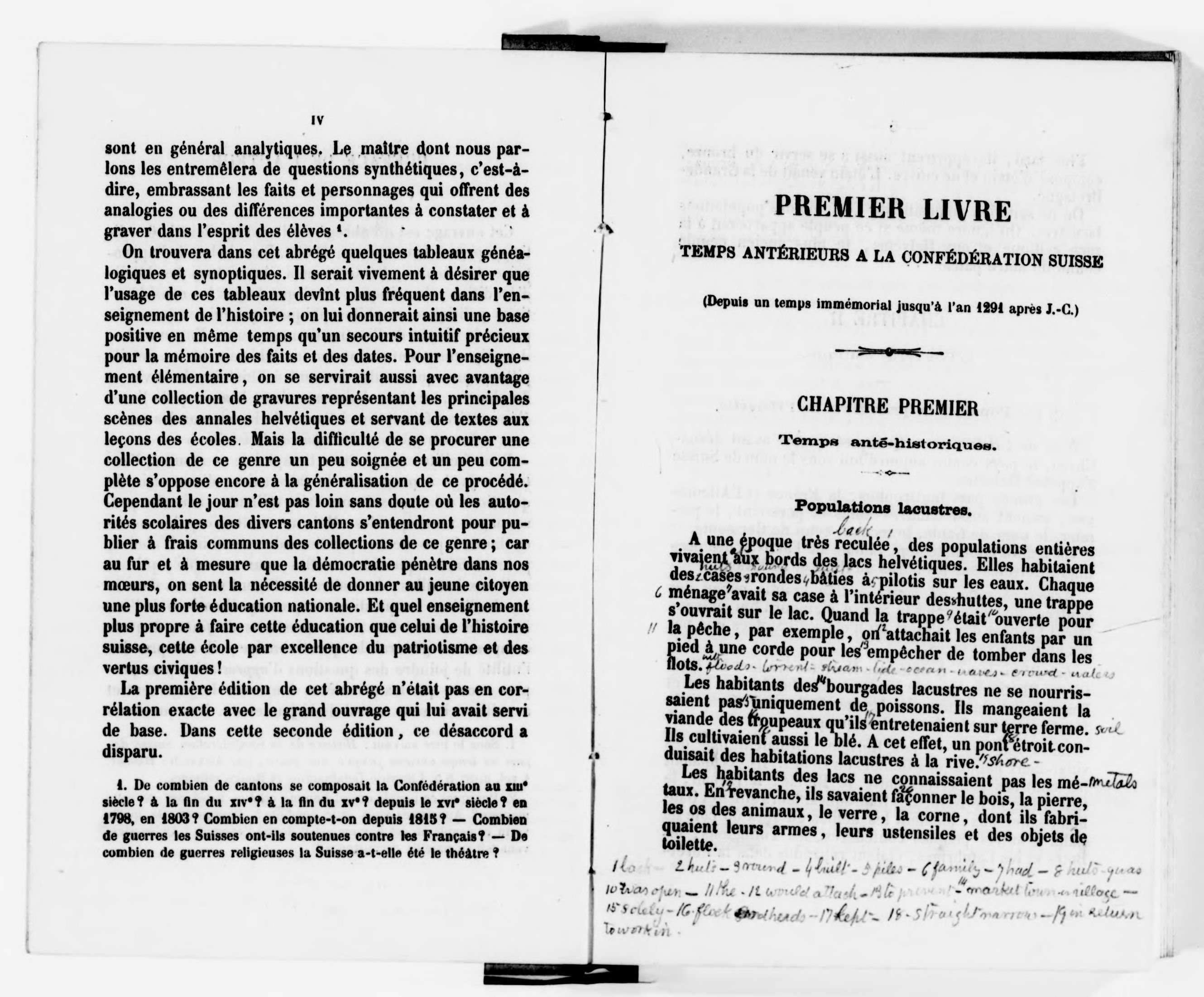 Scanned image of the current content page