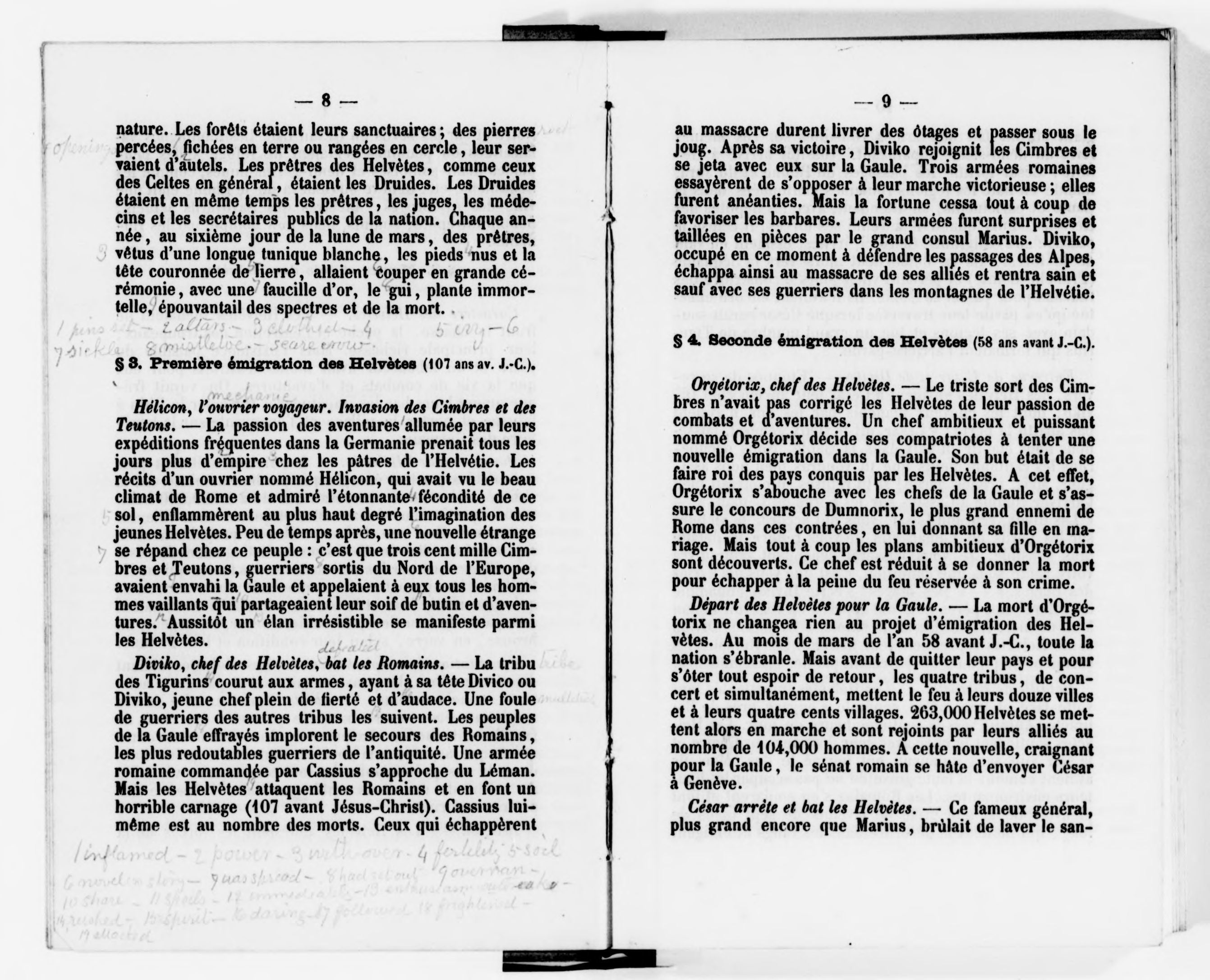 Scanned image of the current content page