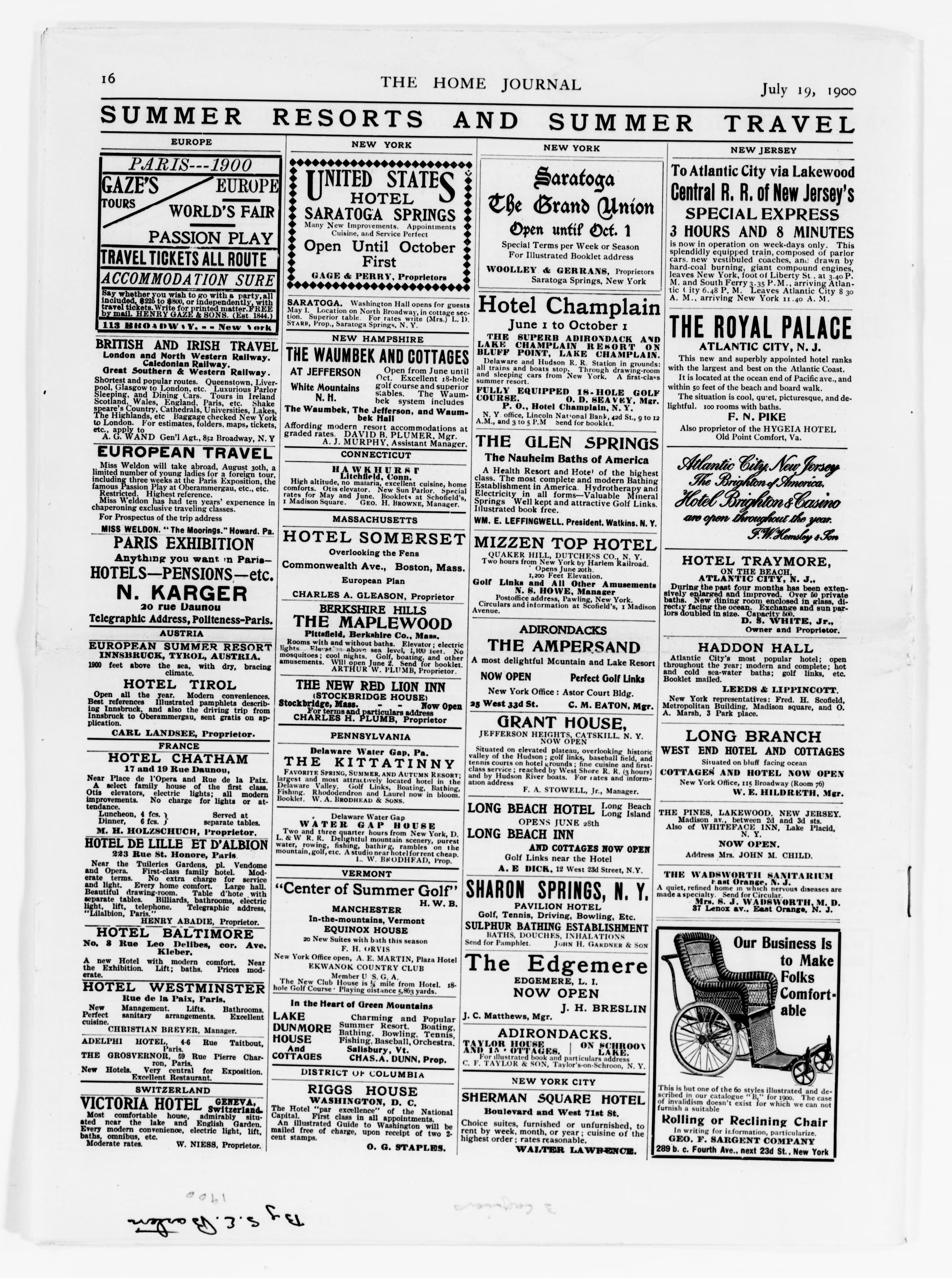 Scanned image of the current content page