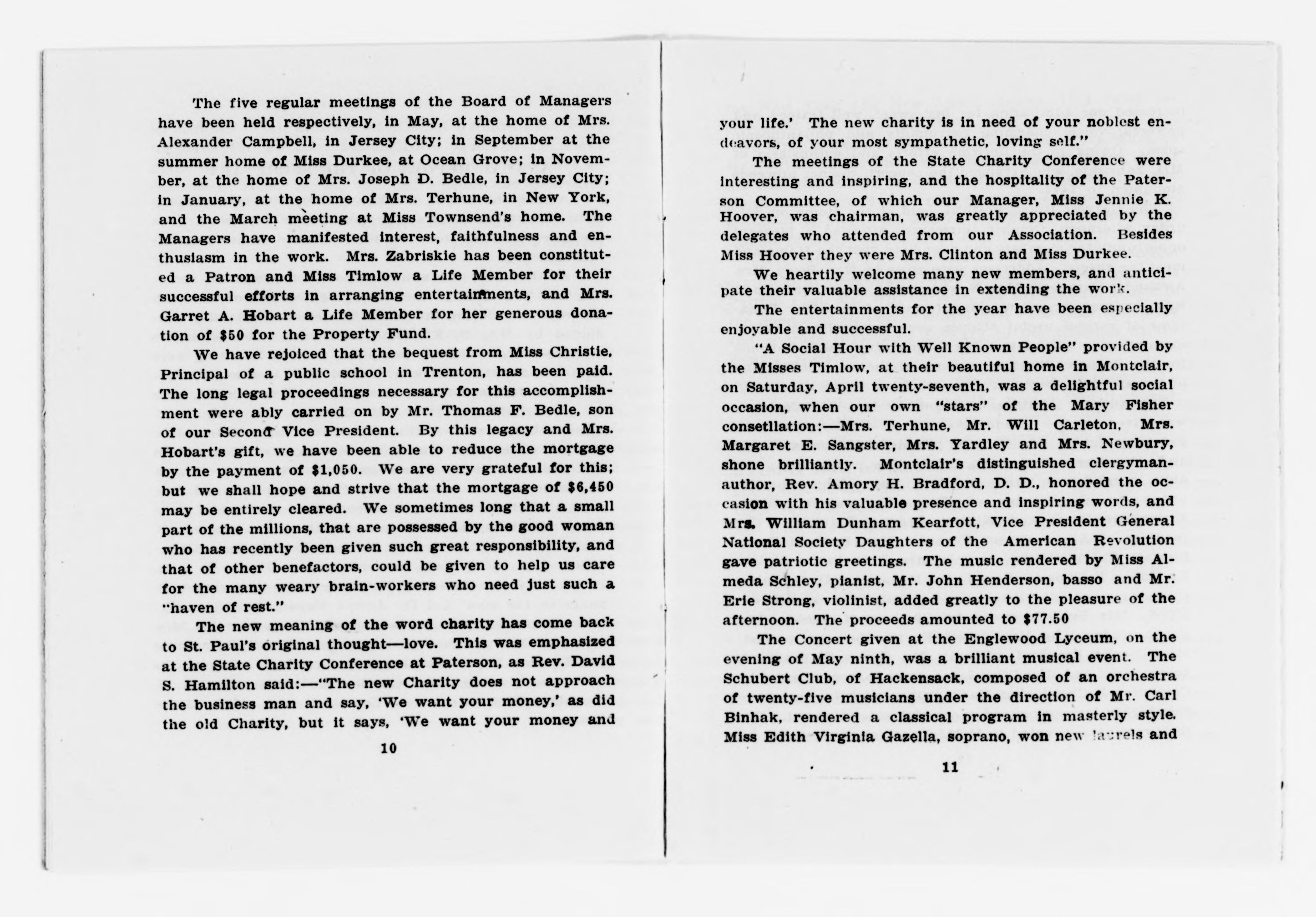 Scanned image of the current content page
