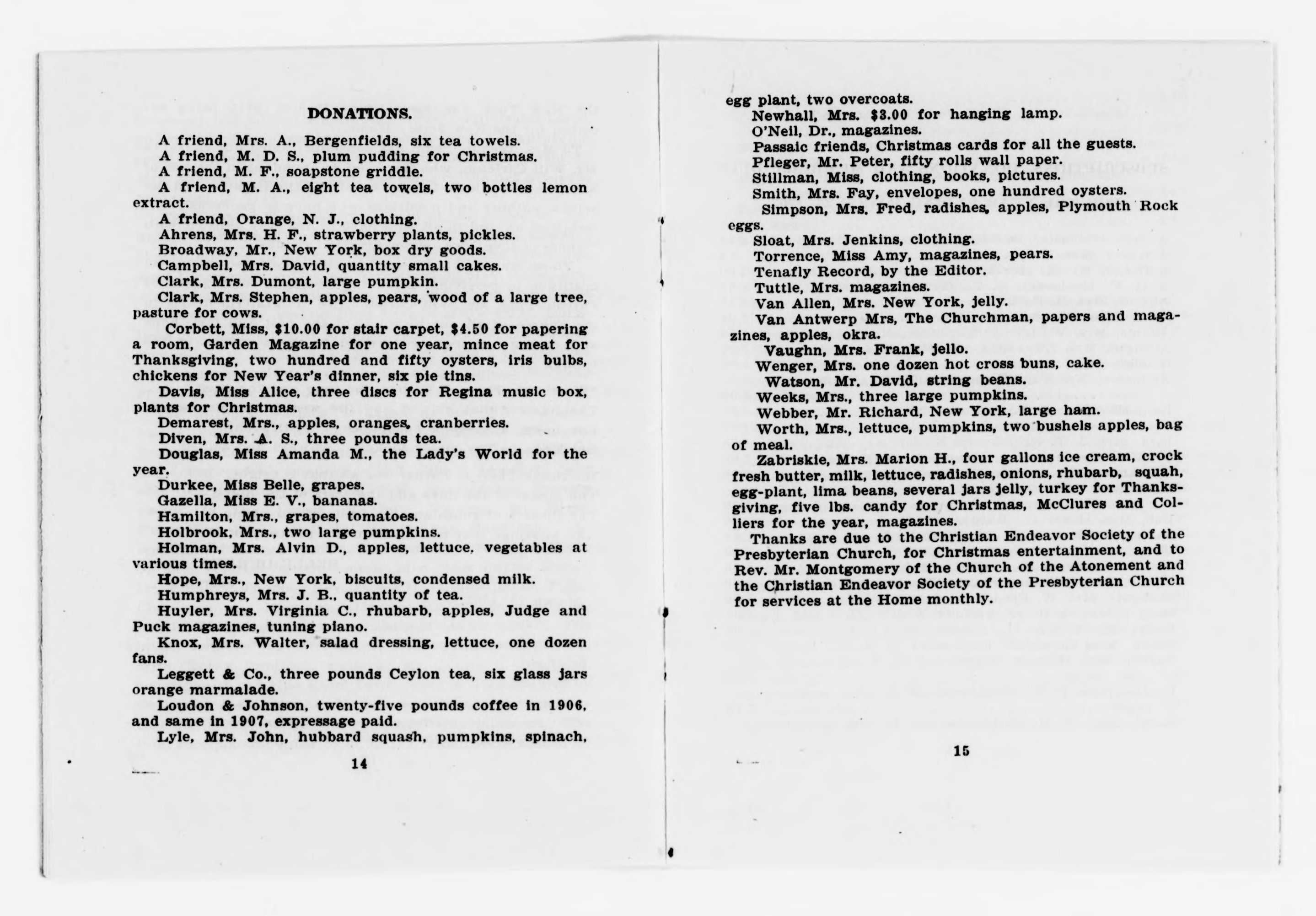Scanned image of the current content page