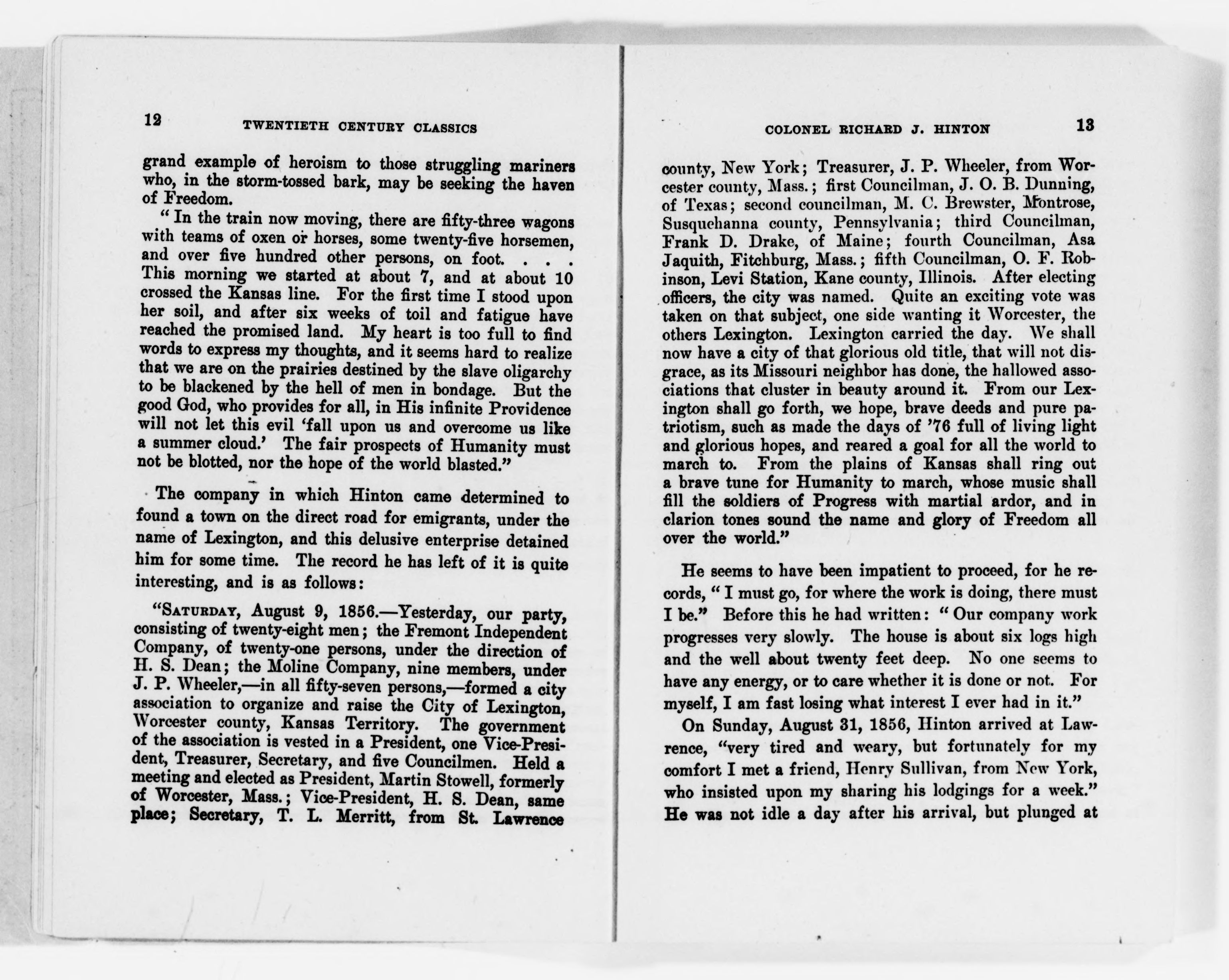 Scanned image of the current content page