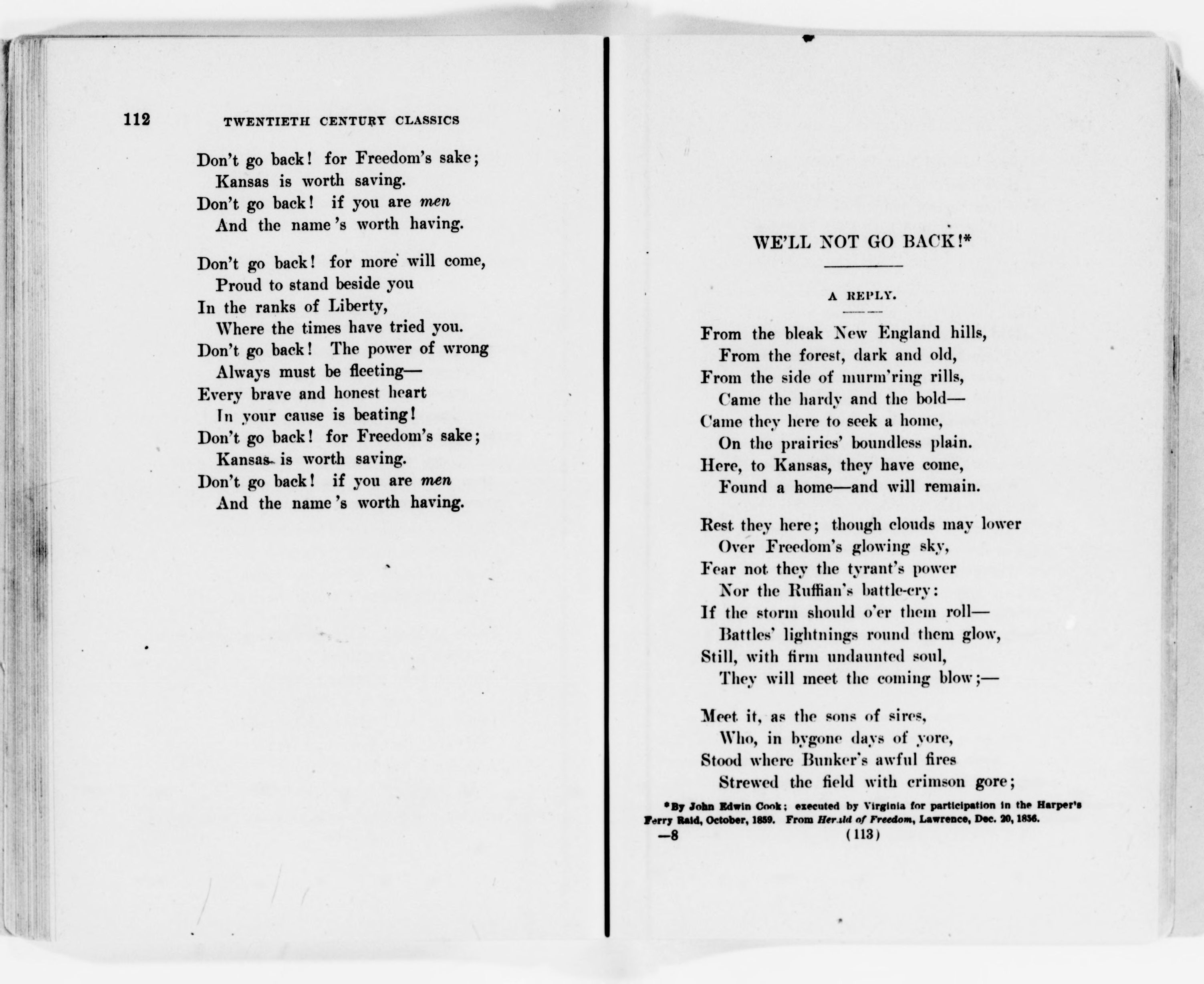 Scanned image of the current content page