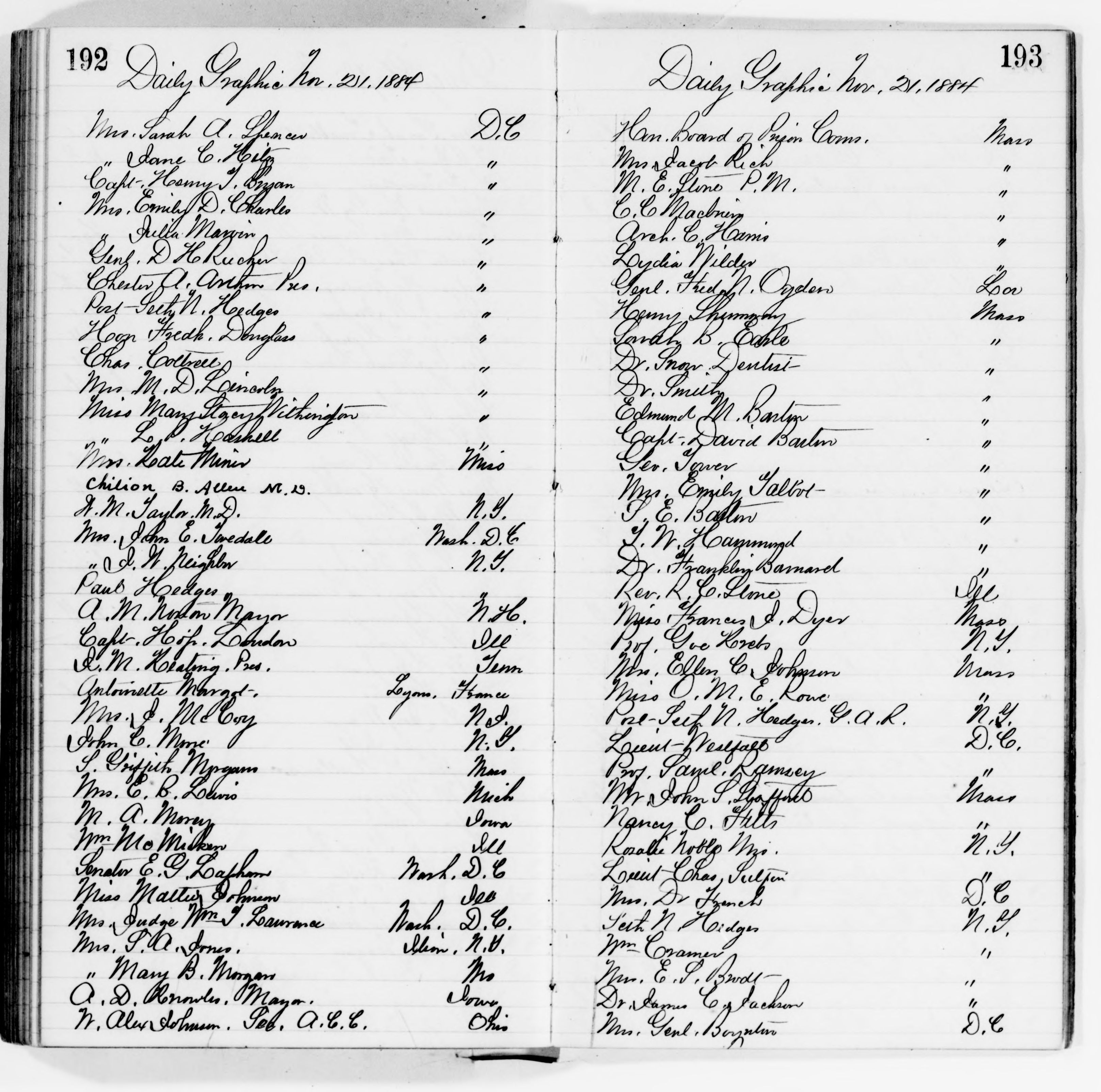 Scanned image of the current content page
