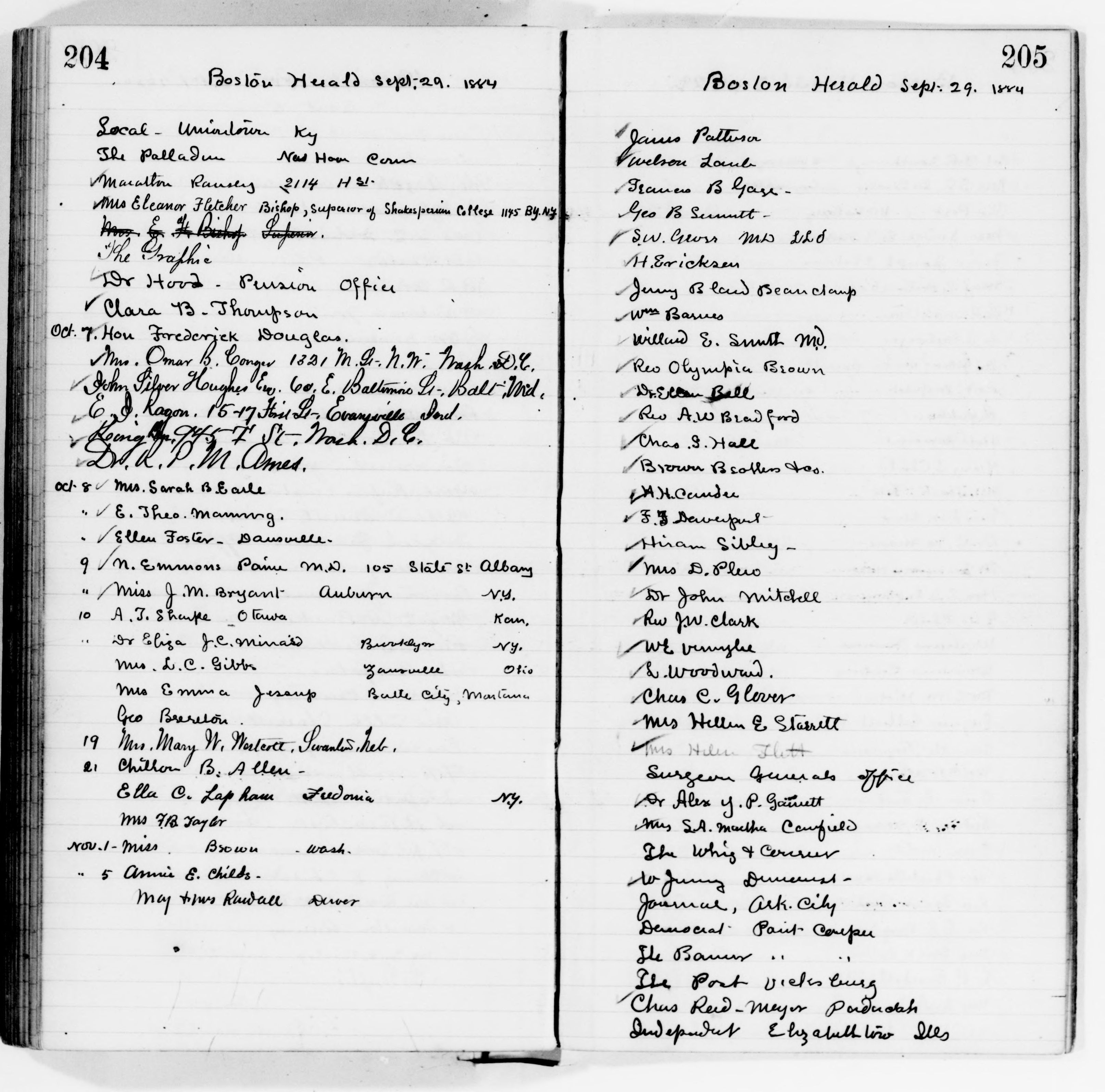 Scanned image of the current content page