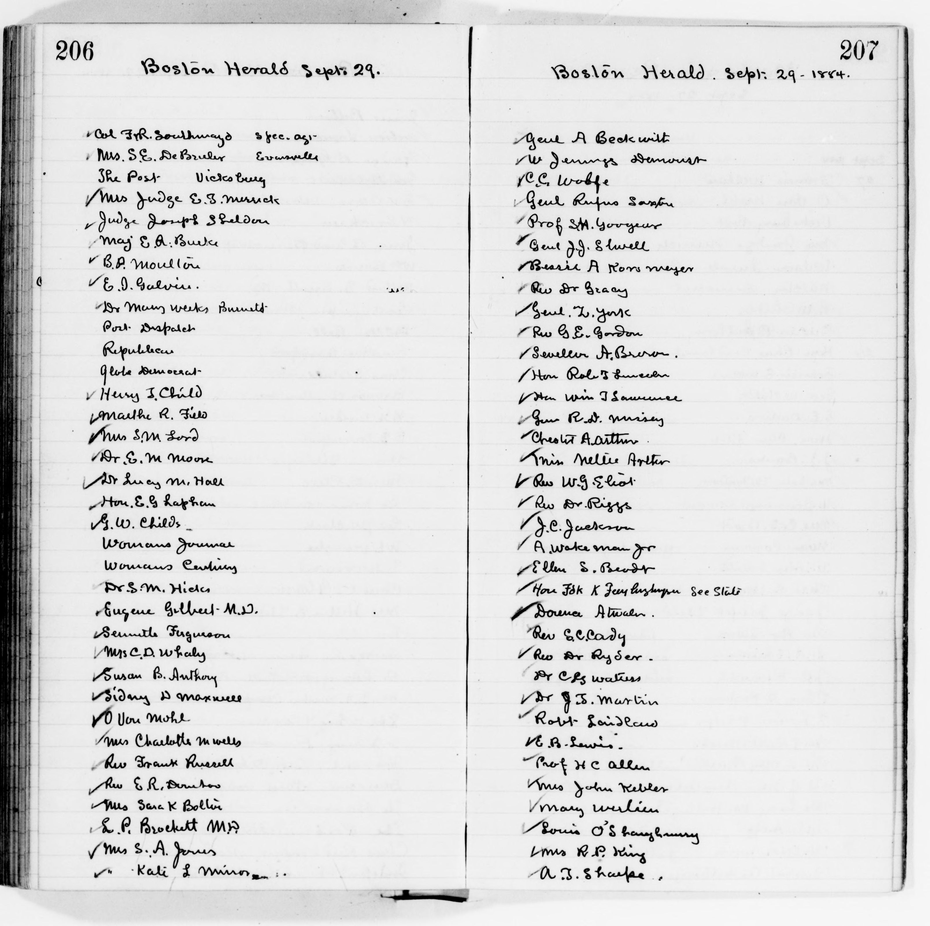 Scanned image of the current content page