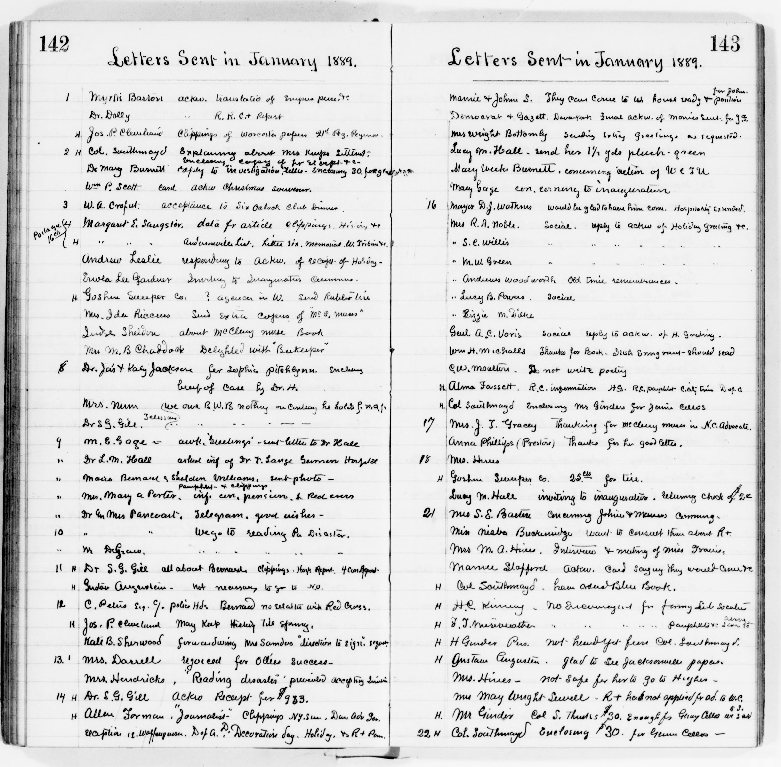 Scanned image of the current content page