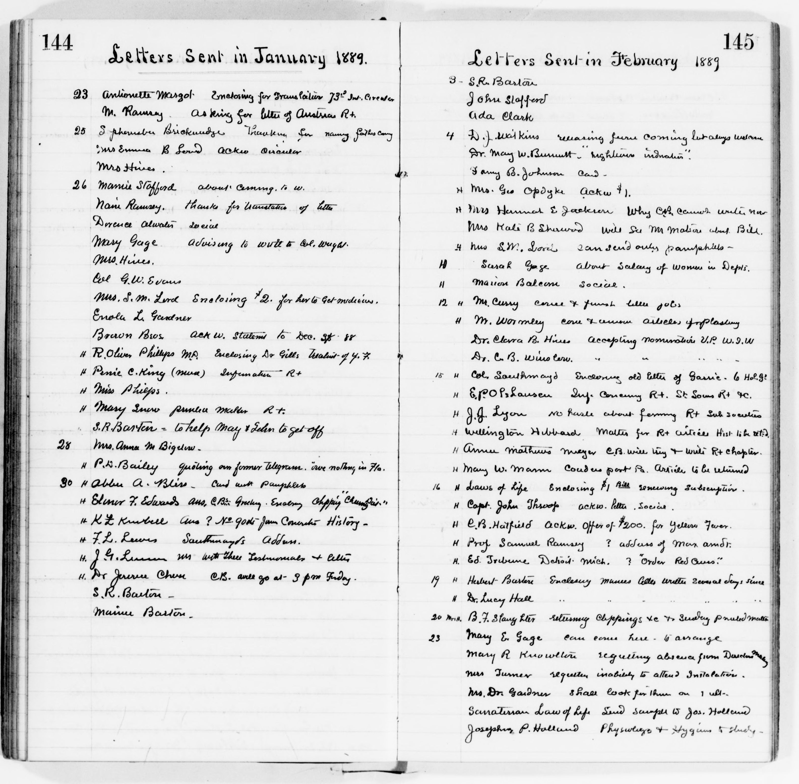 Scanned image of the current content page