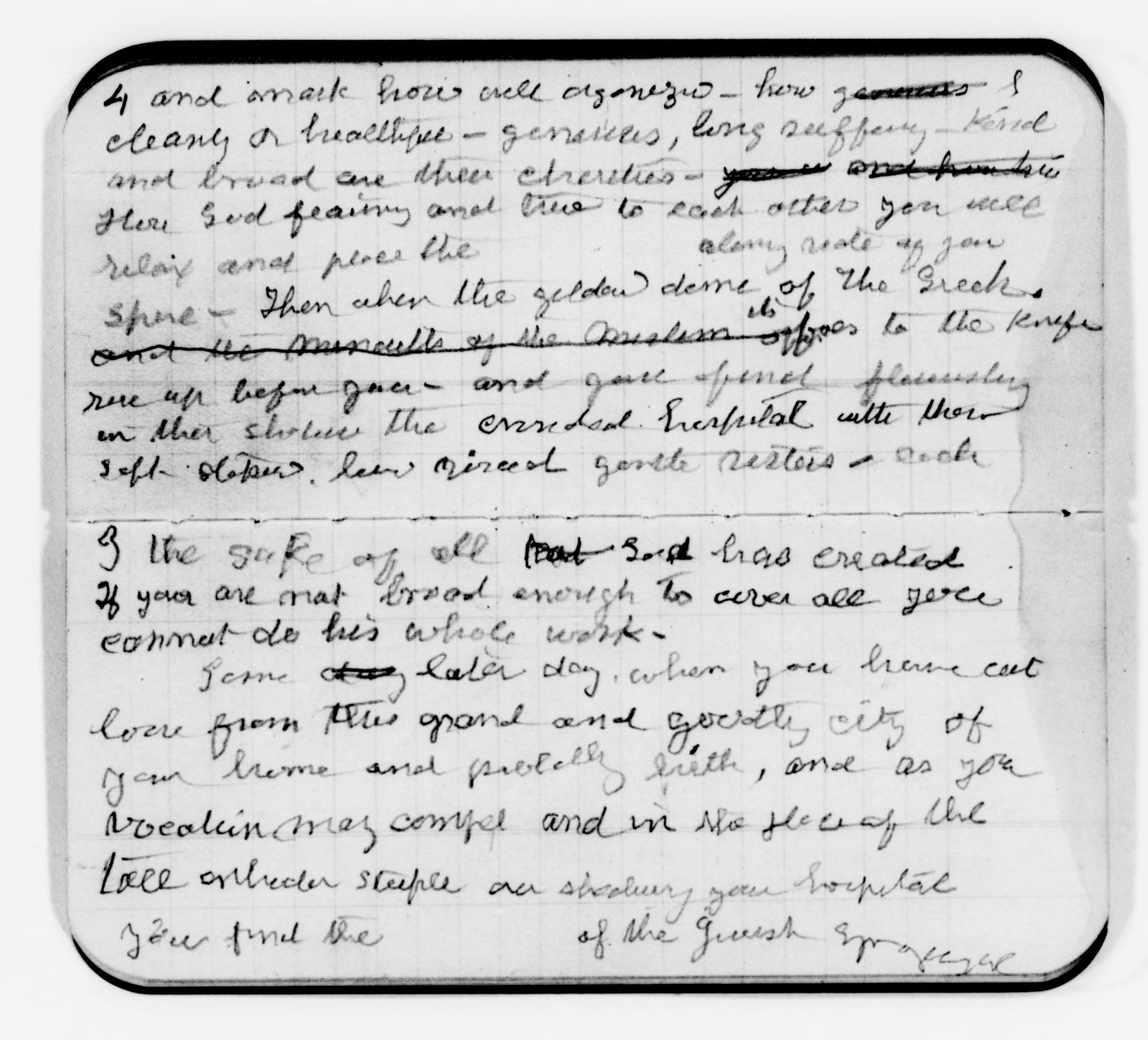 Scanned image of the current content page