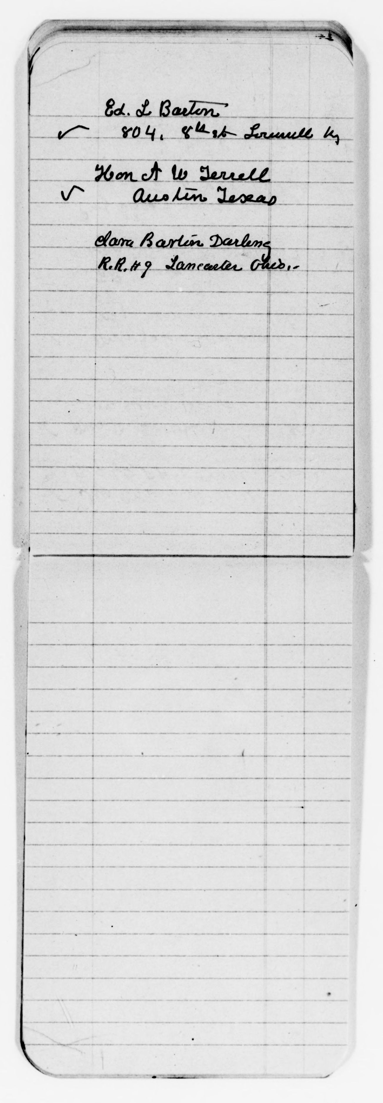 Scanned image of the current content page