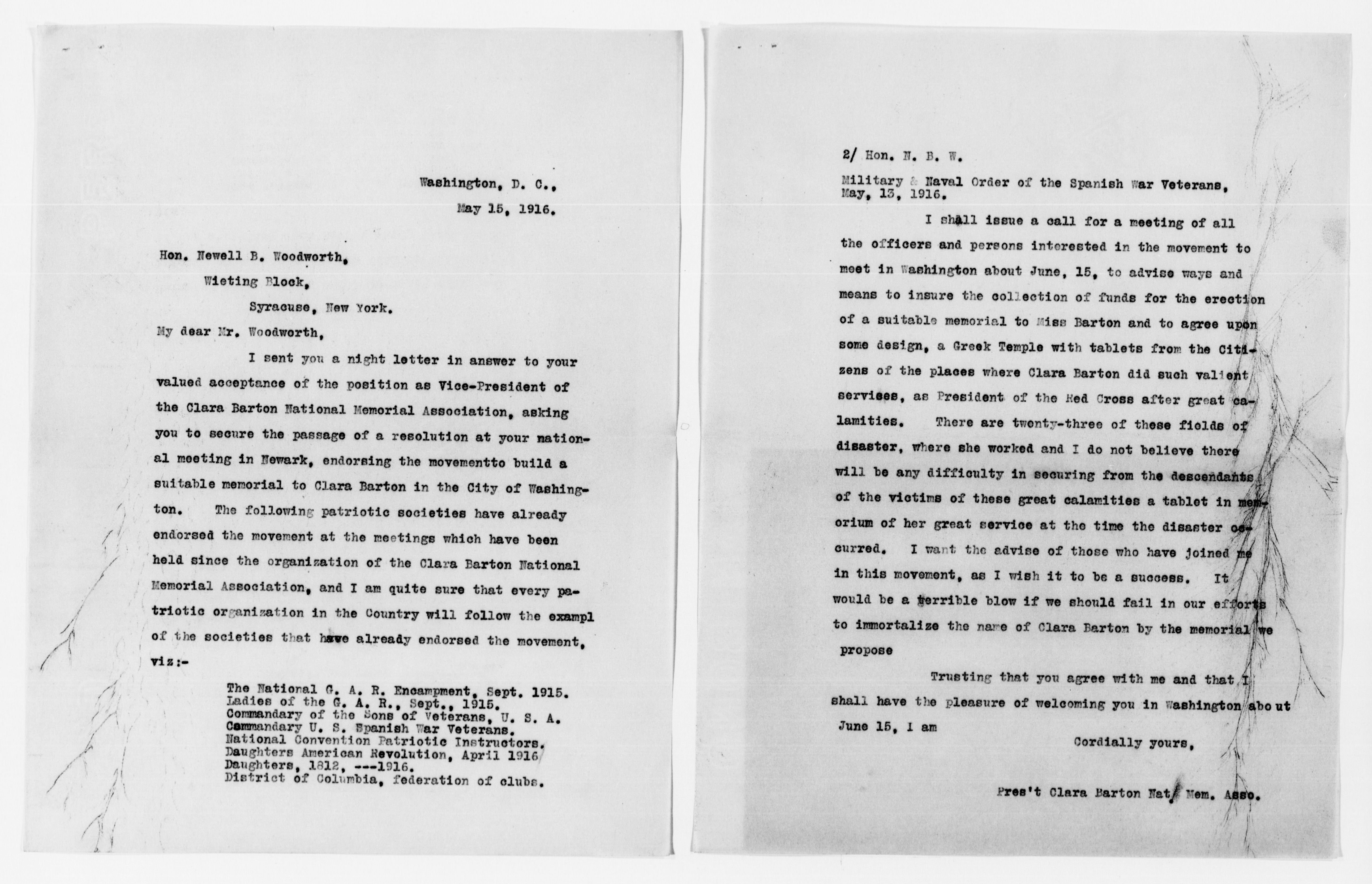 Scanned image of the current content page