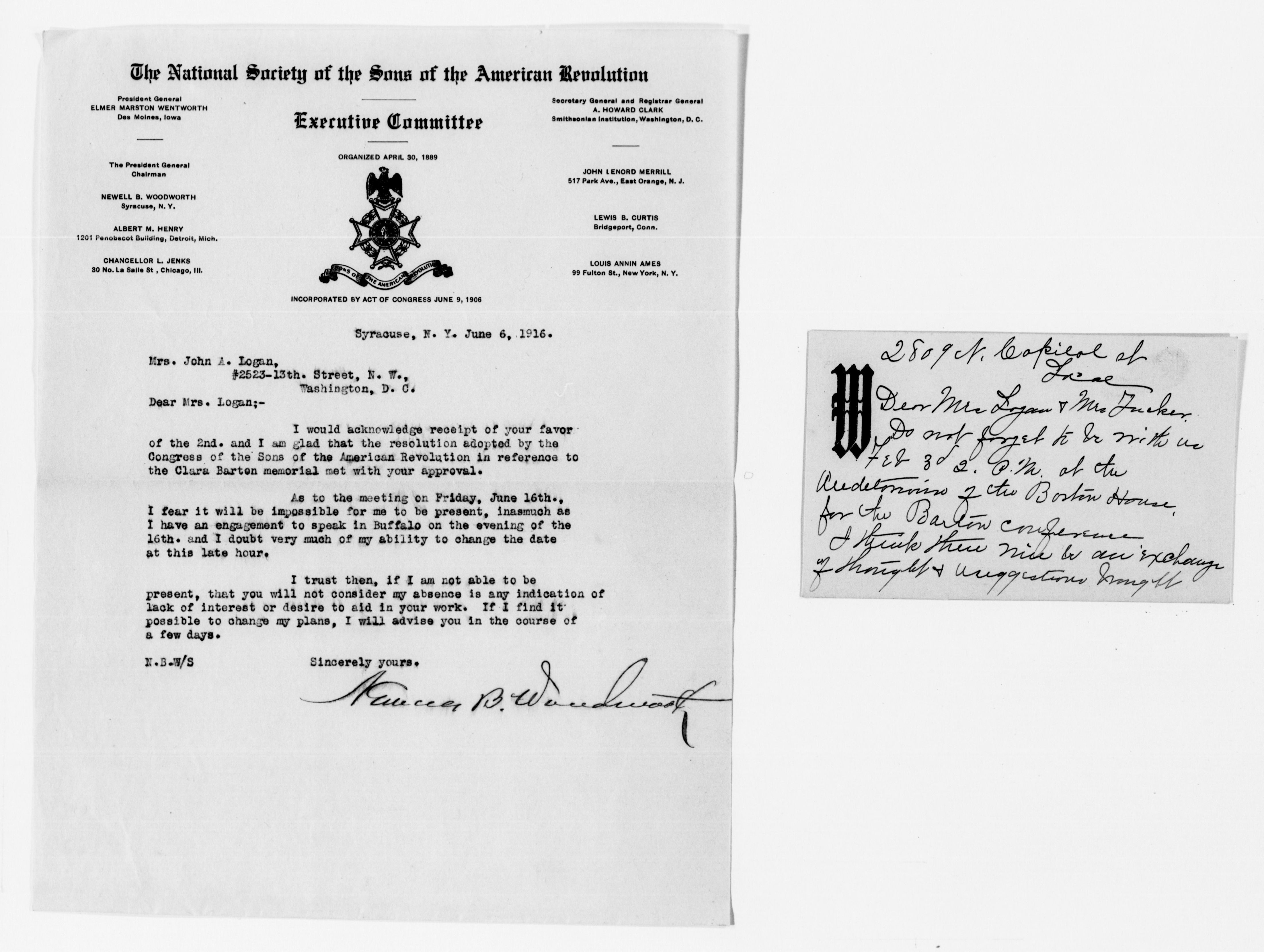 Scanned image of the current content page