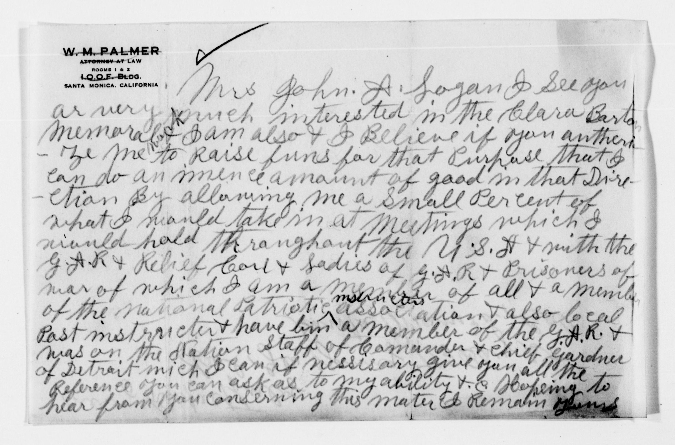 Scanned image of the current content page