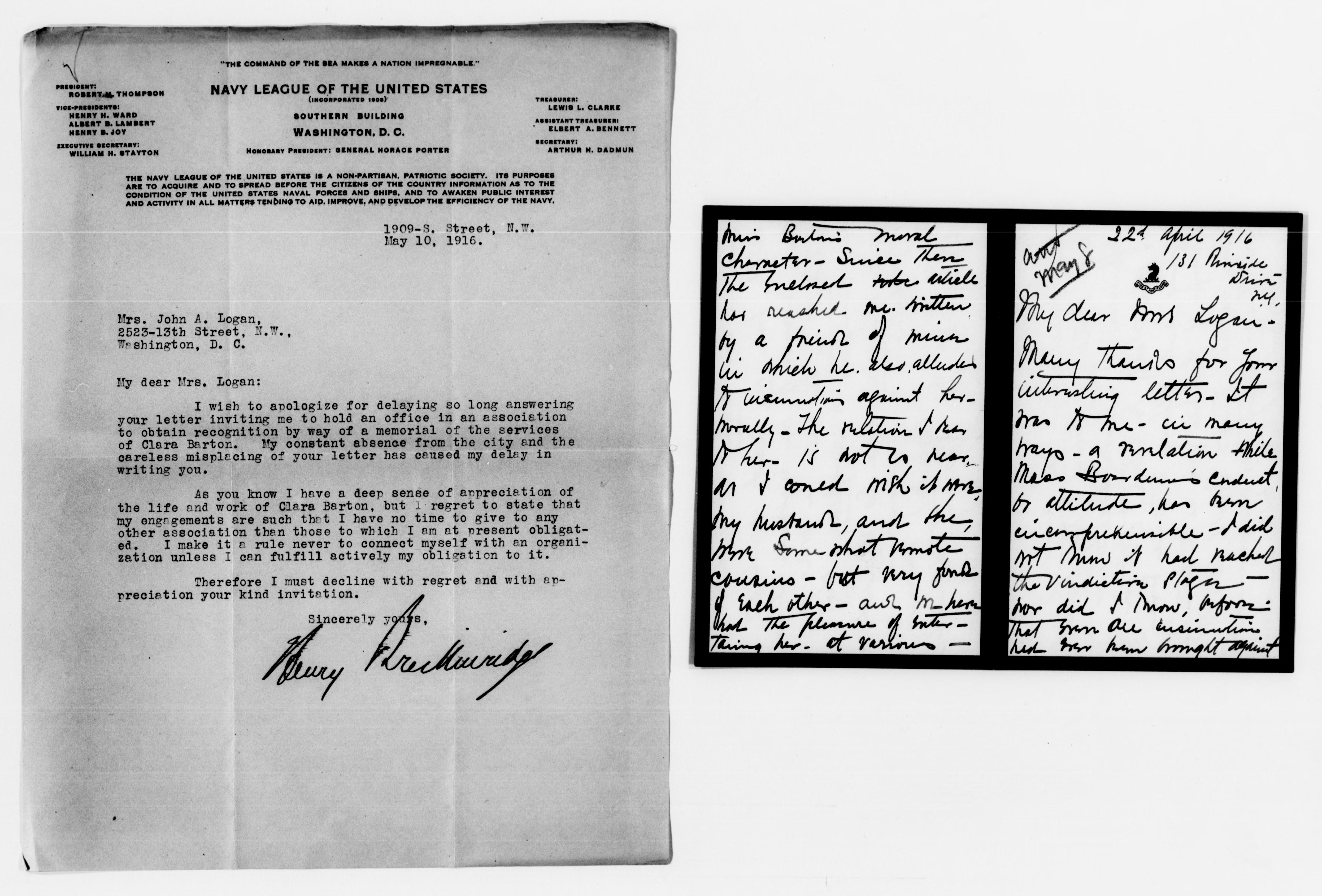 Scanned image of the current content page