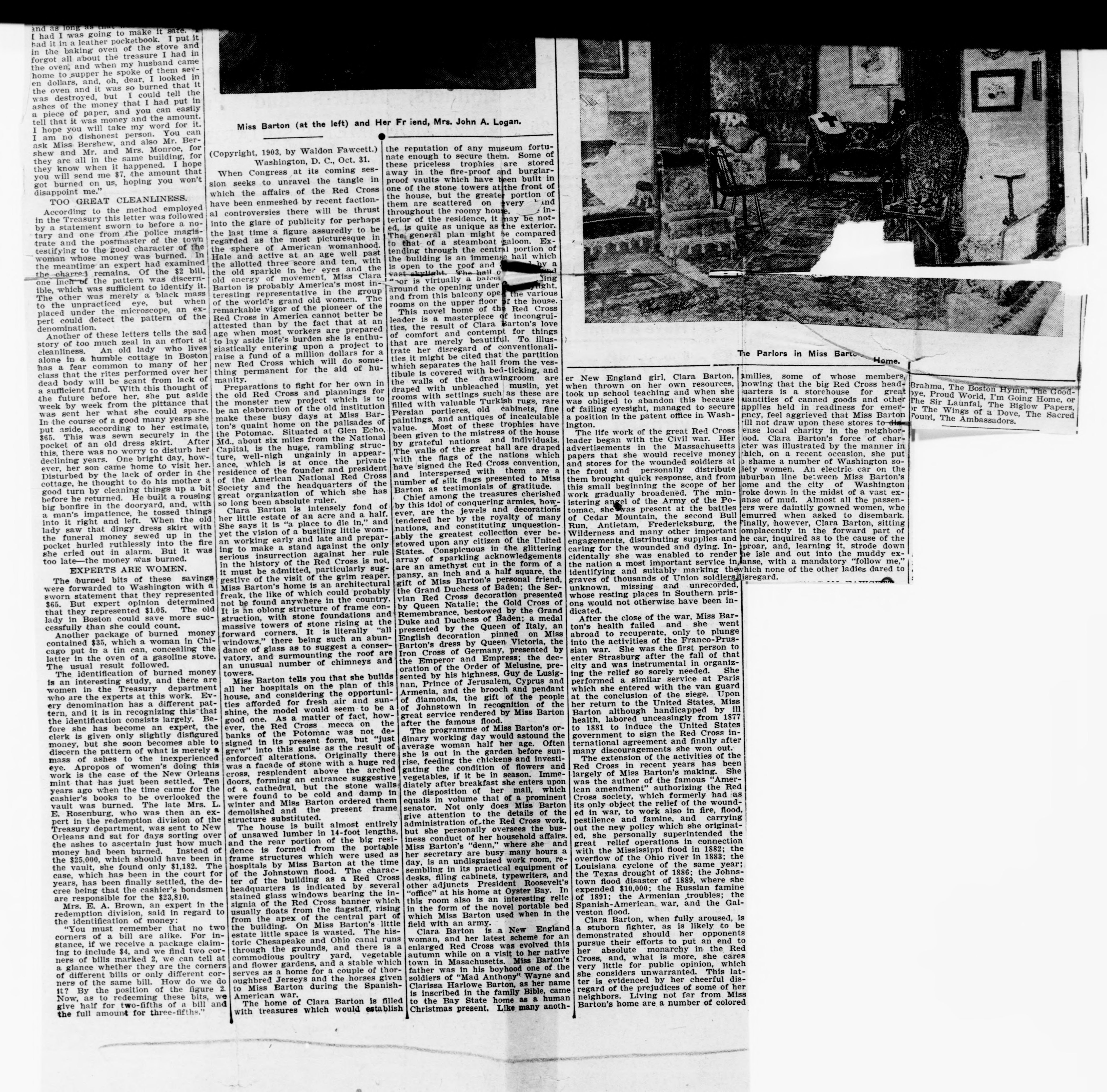 Scanned image of the current content page
