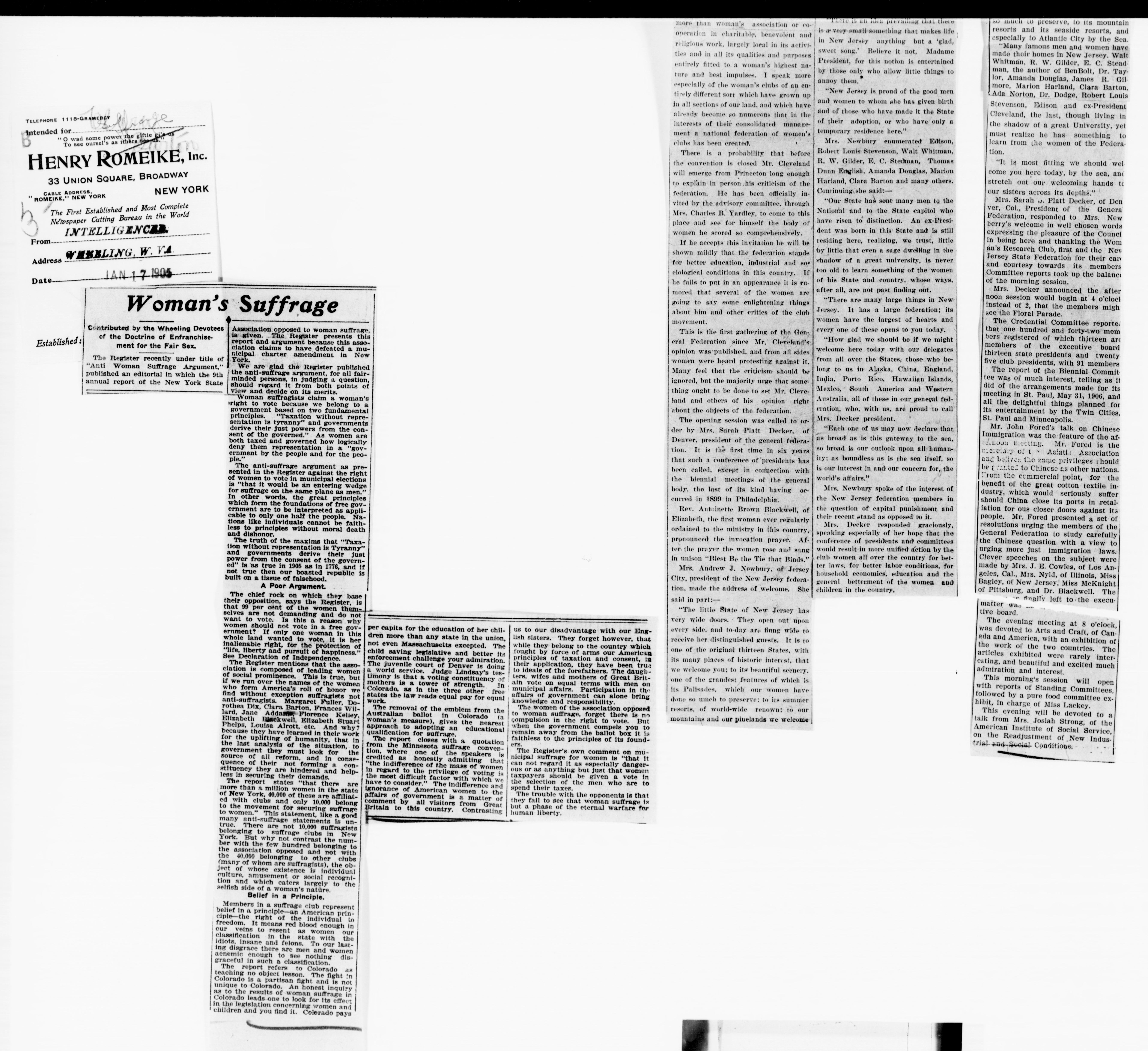 Scanned image of the current content page