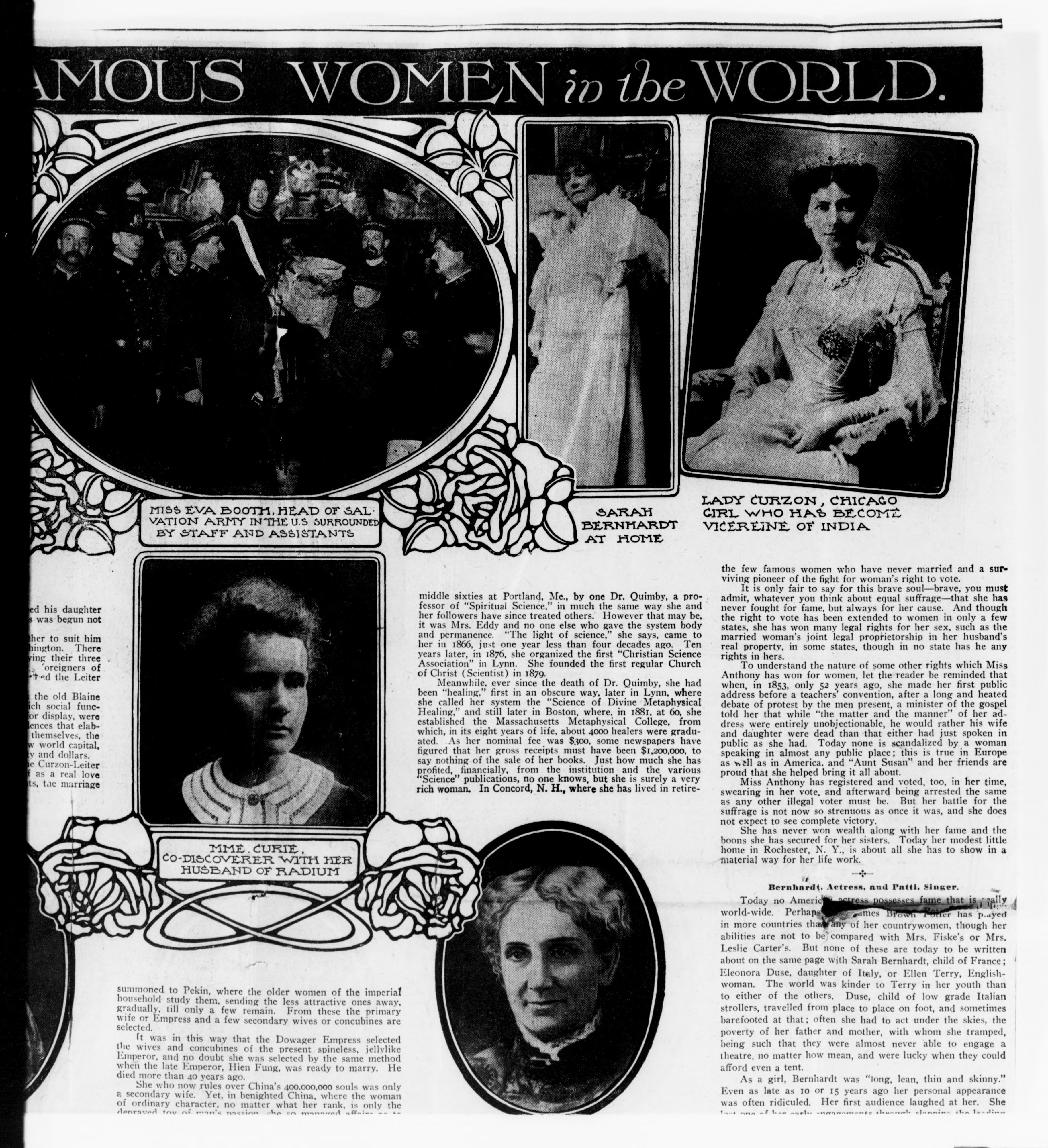 Scanned image of the current content page