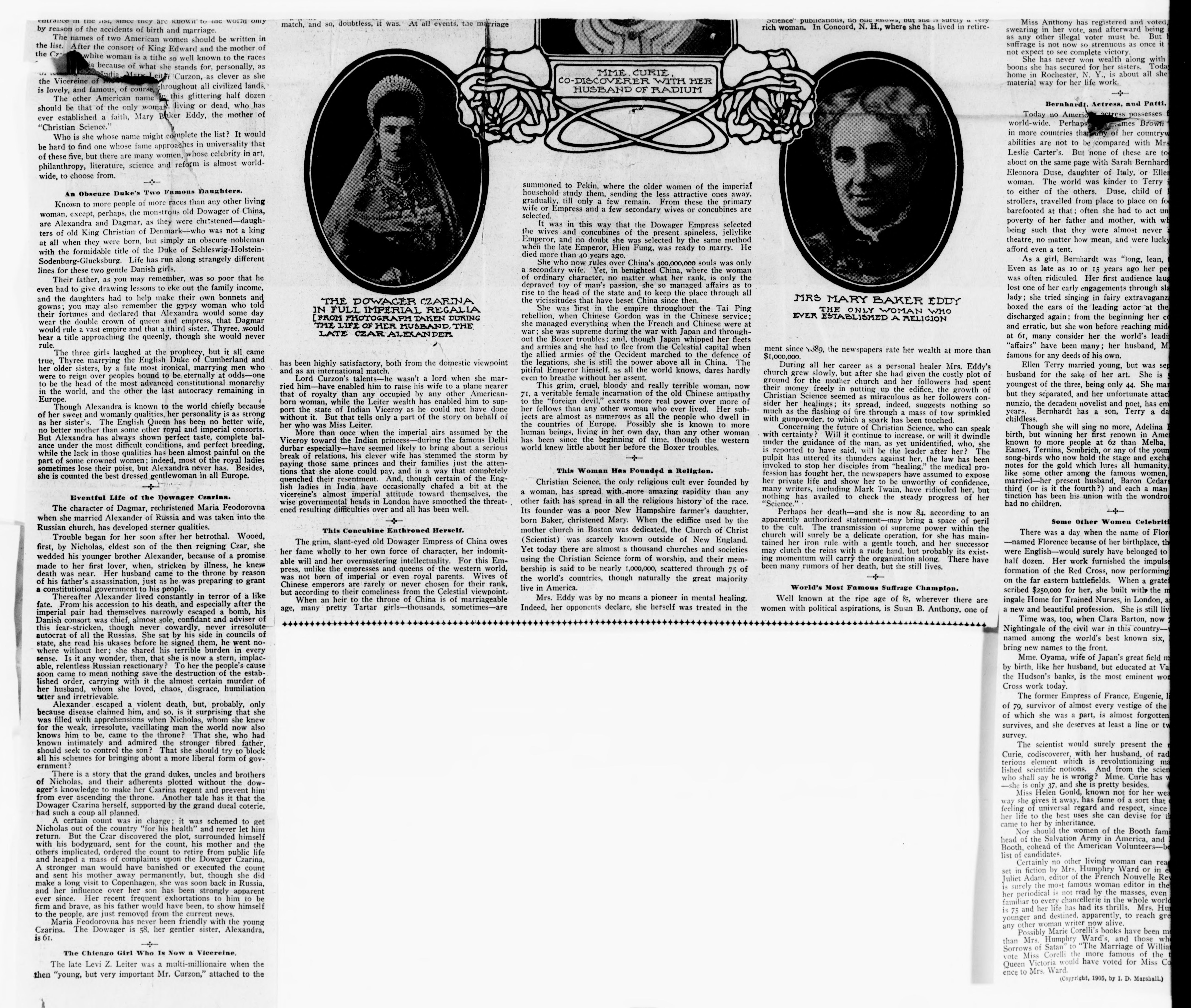 Scanned image of the current content page