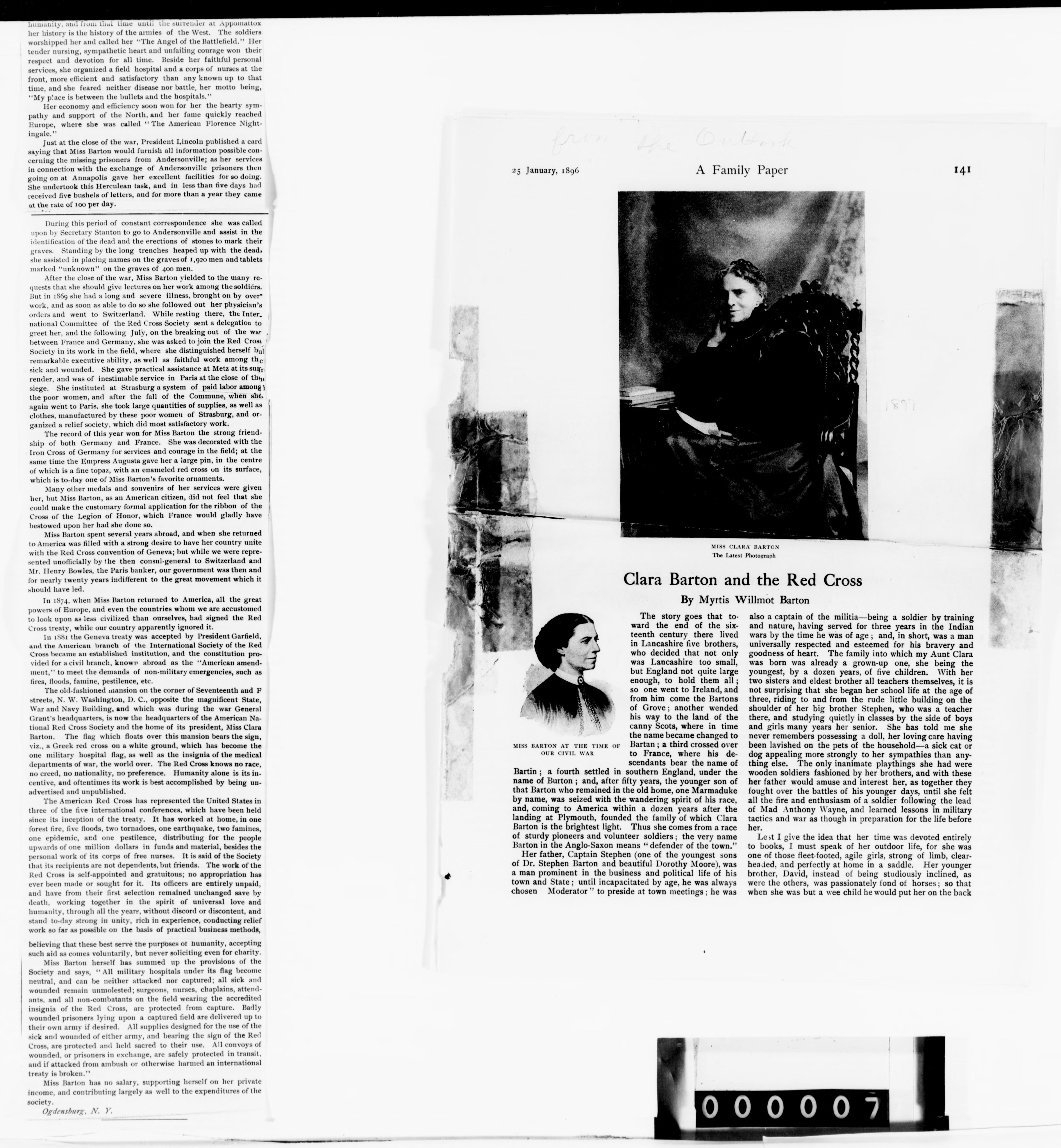 Scanned image of the current content page