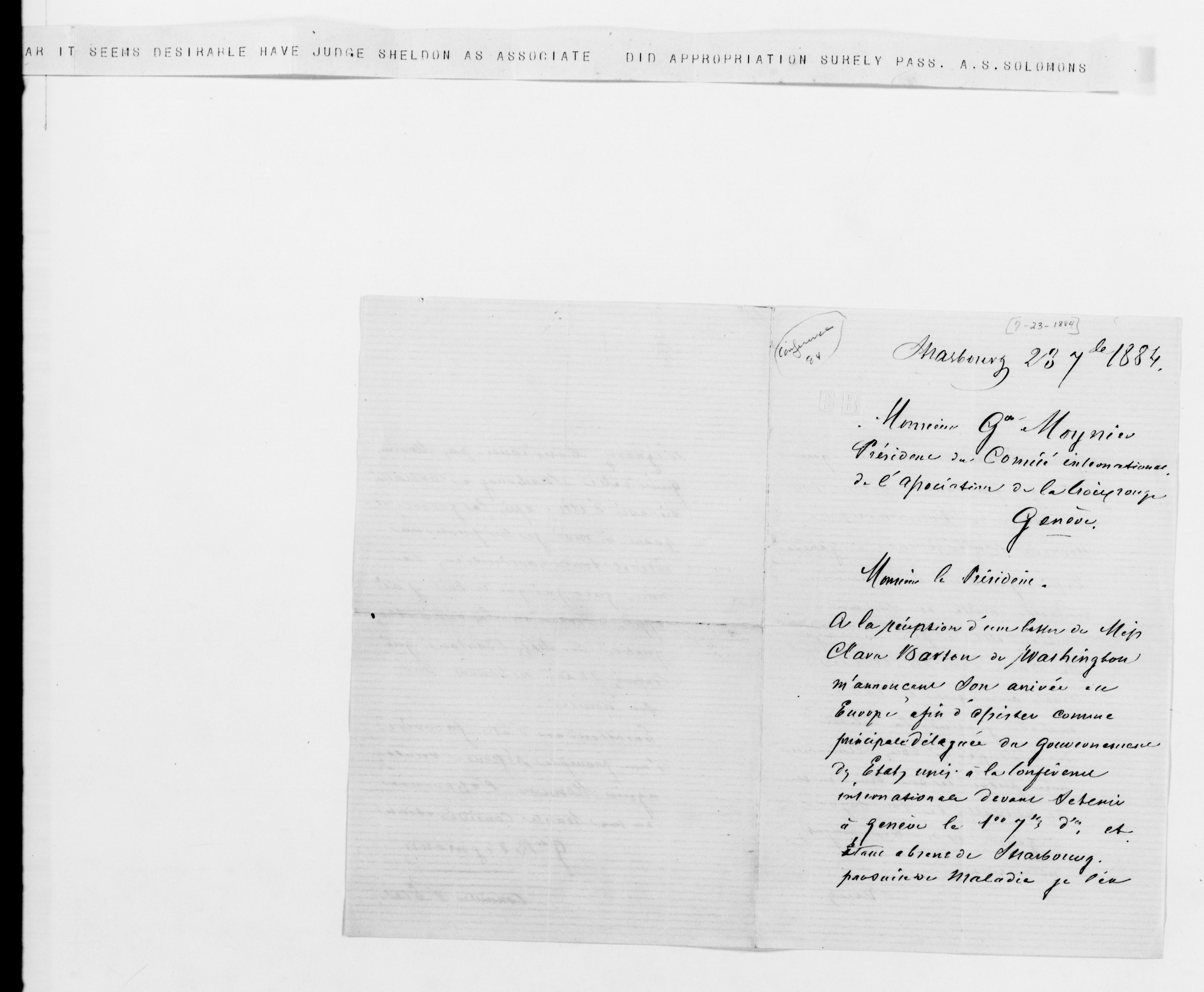 Scanned image of the current content page