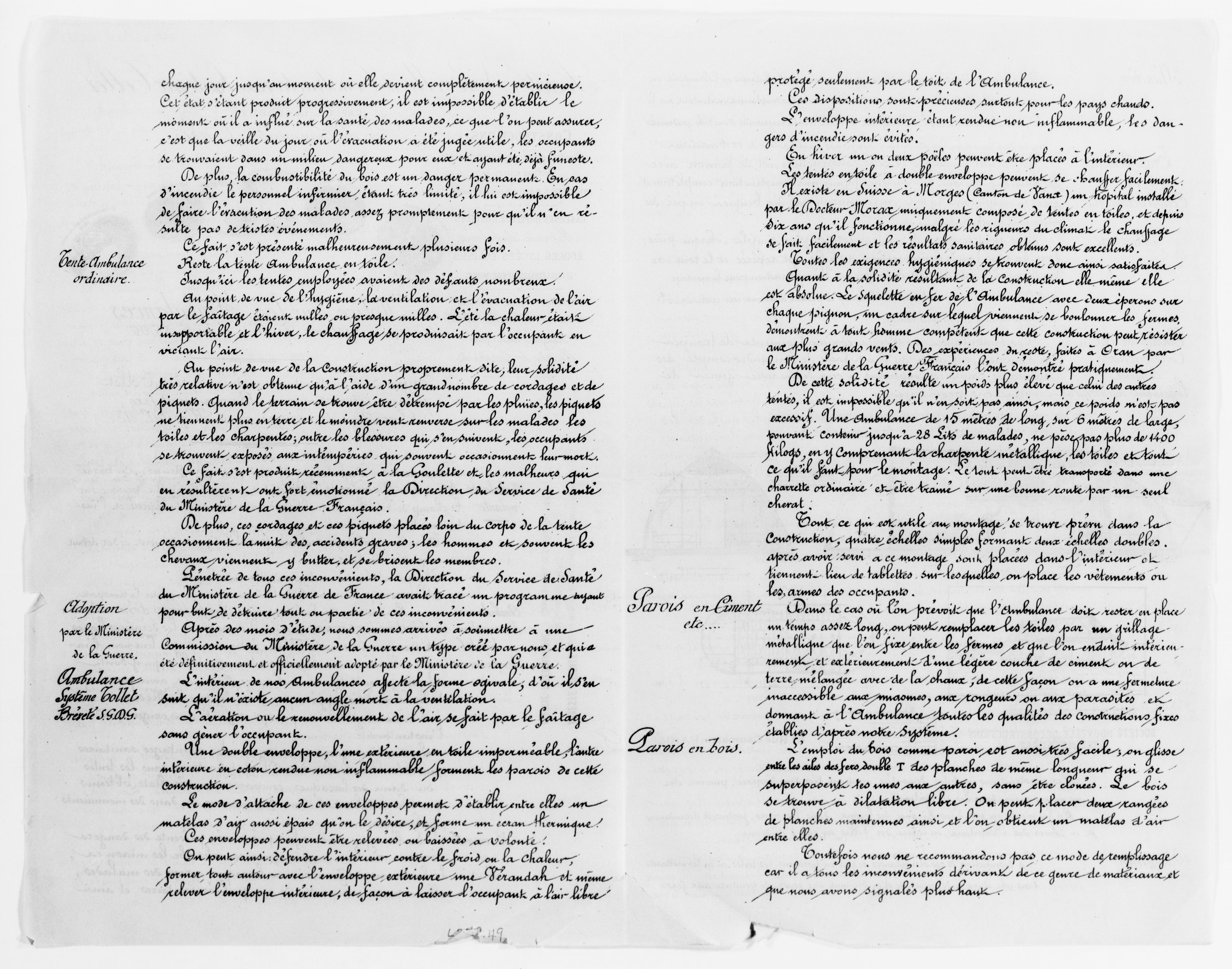 Scanned image of the current content page