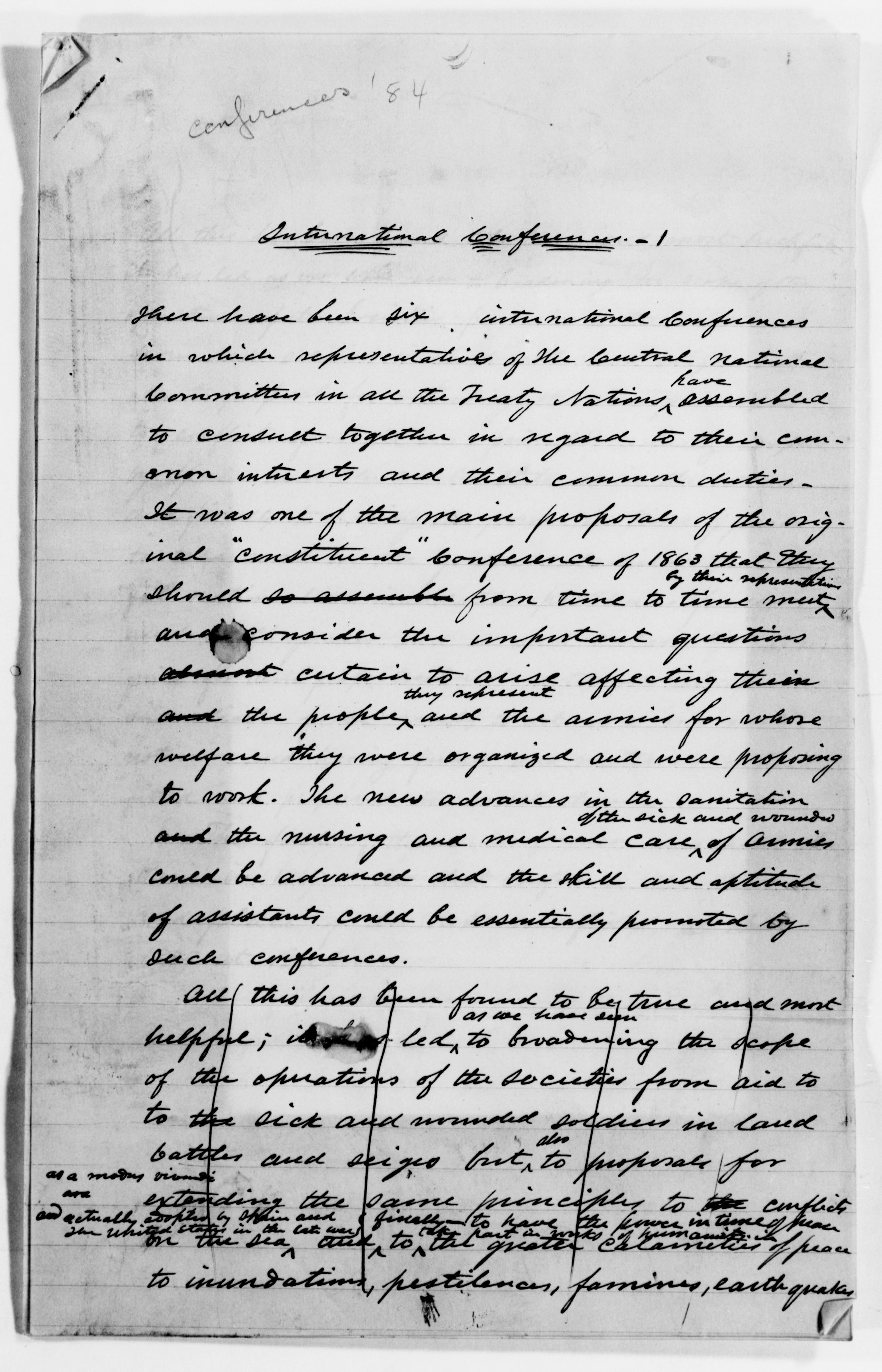 Scanned image of the current content page