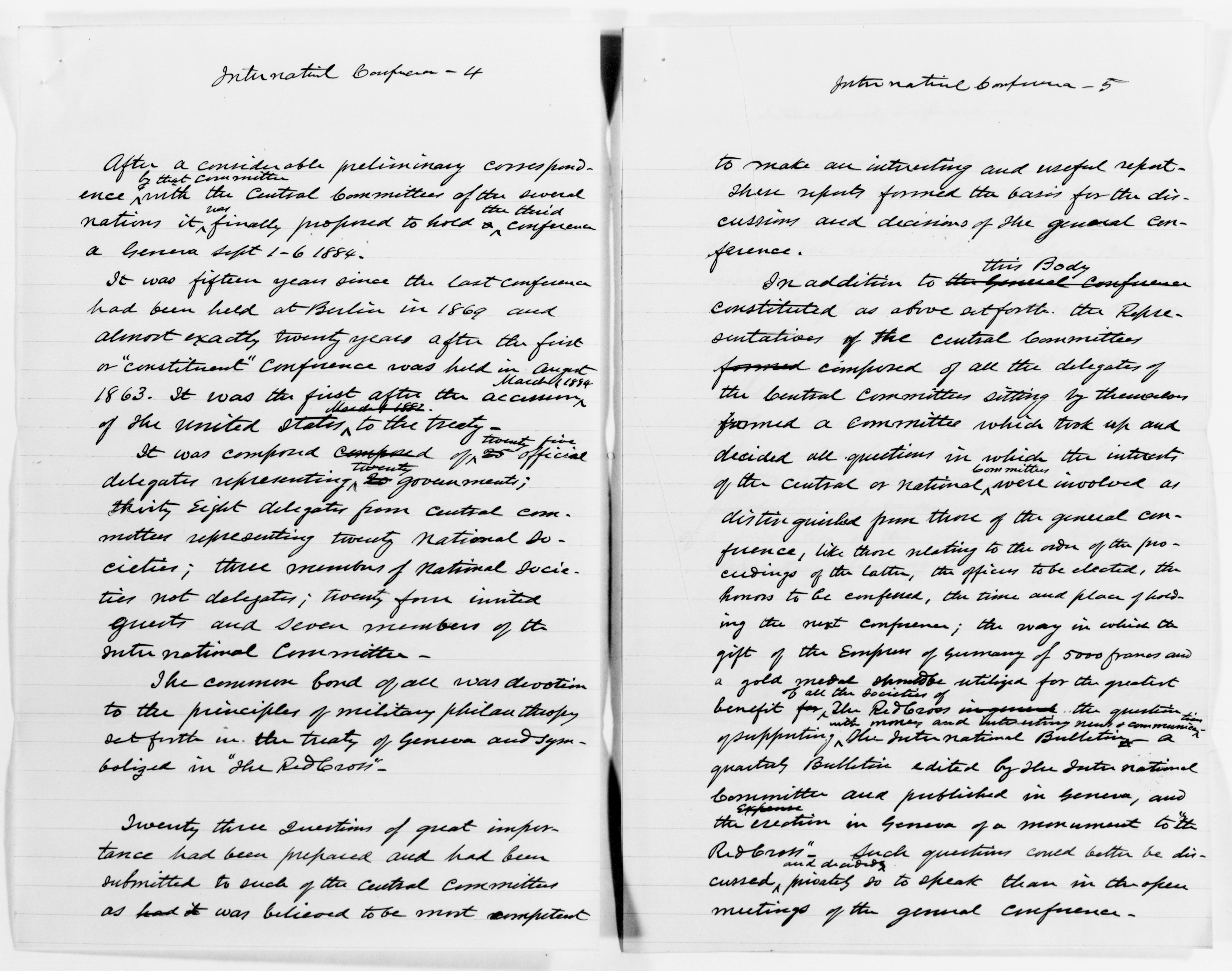 Scanned image of the current content page
