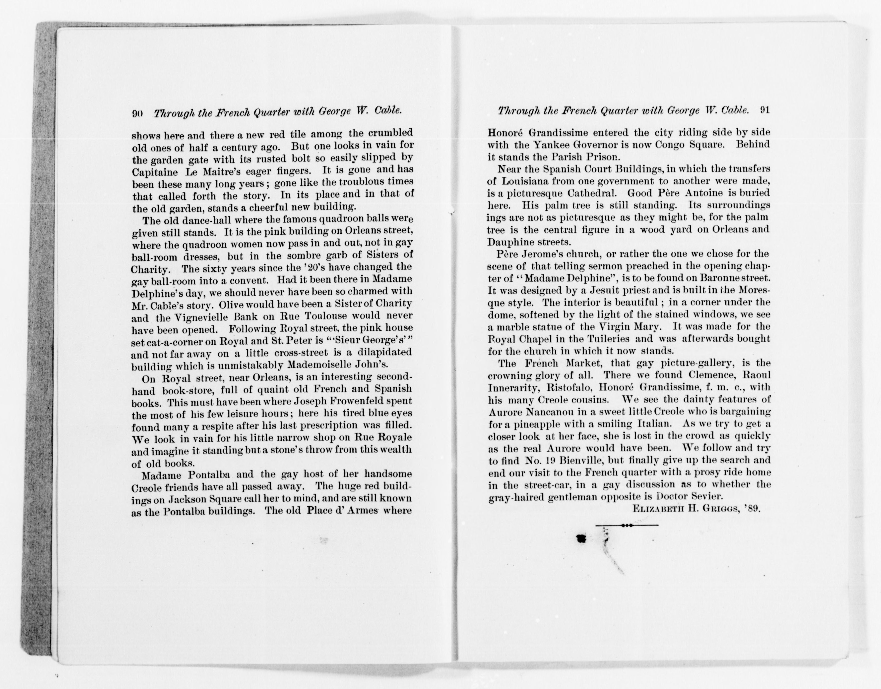Scanned image of the current content page
