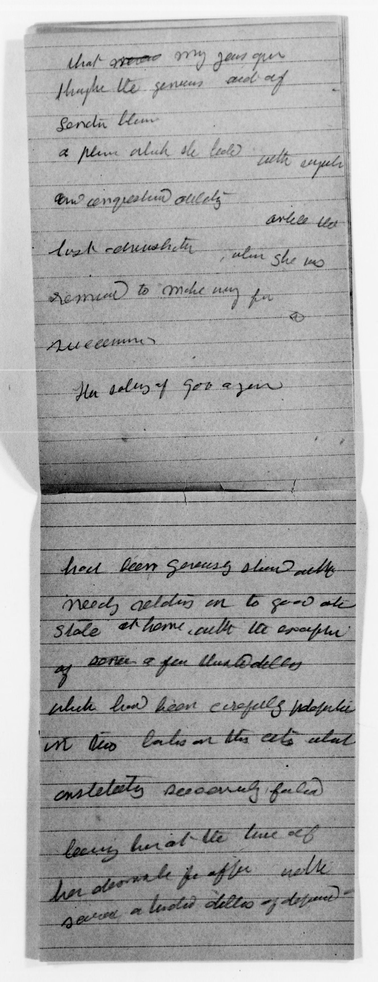 Scanned image of the current content page