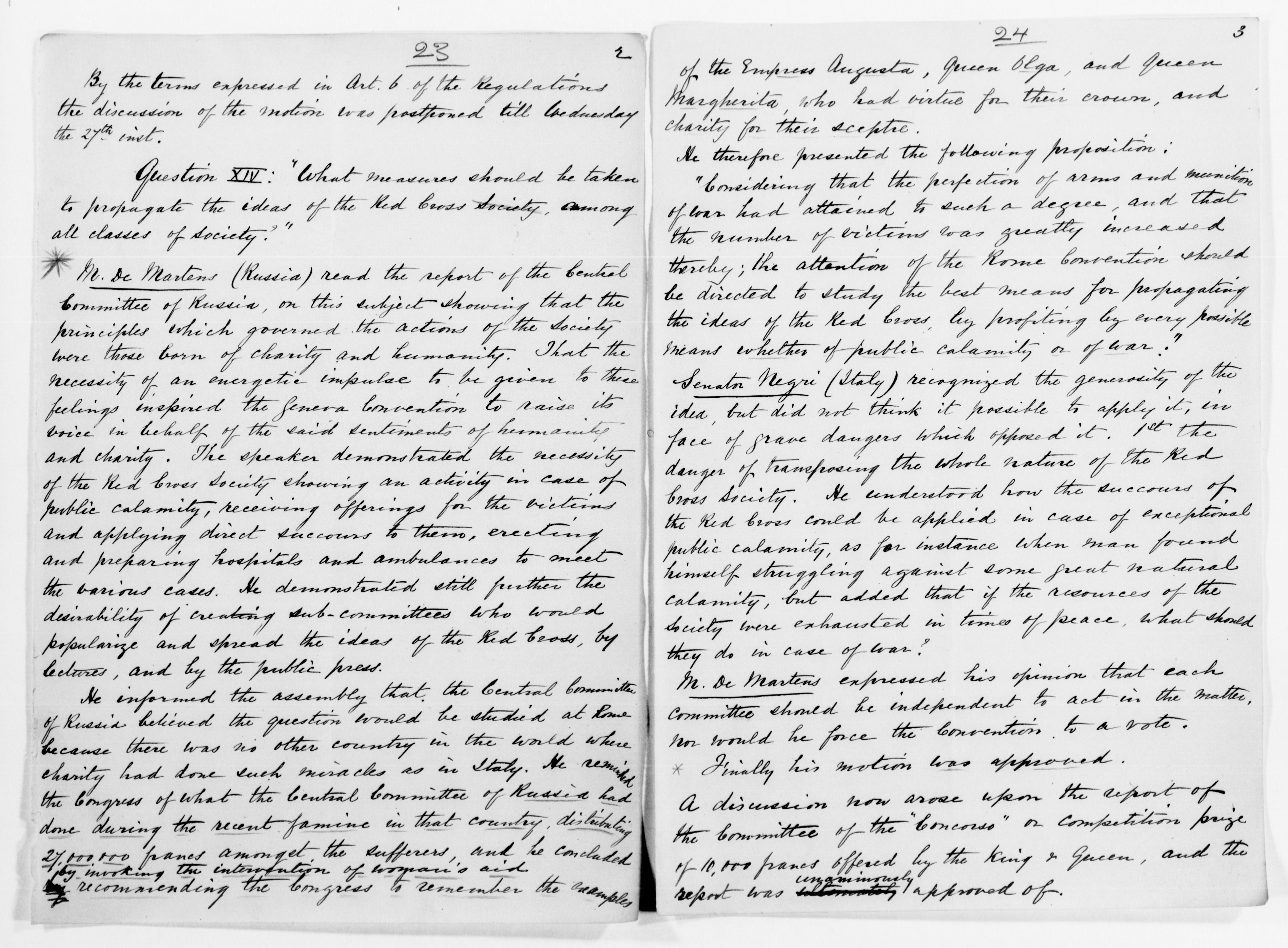 Scanned image of the current content page