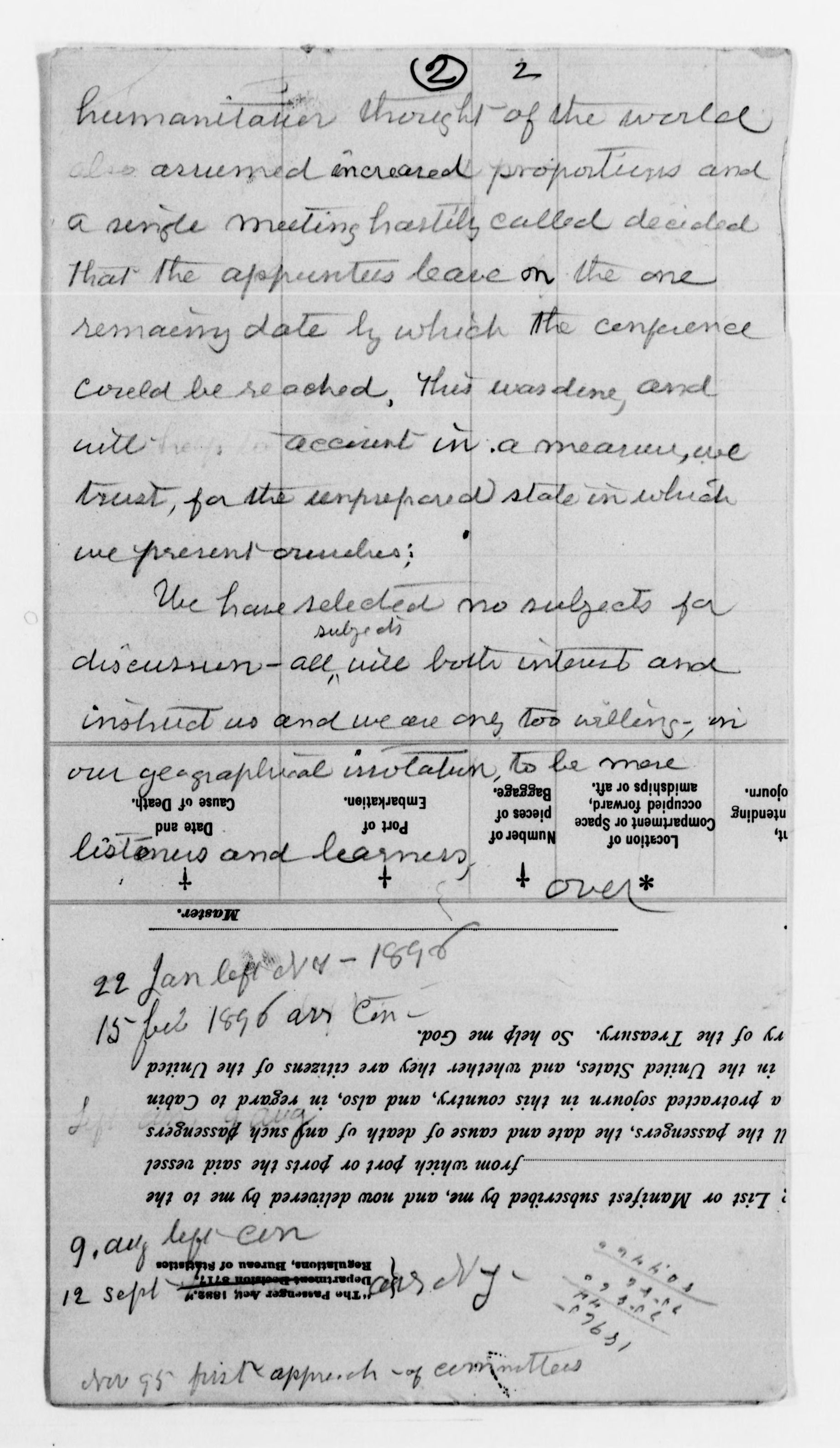 Scanned image of the current content page