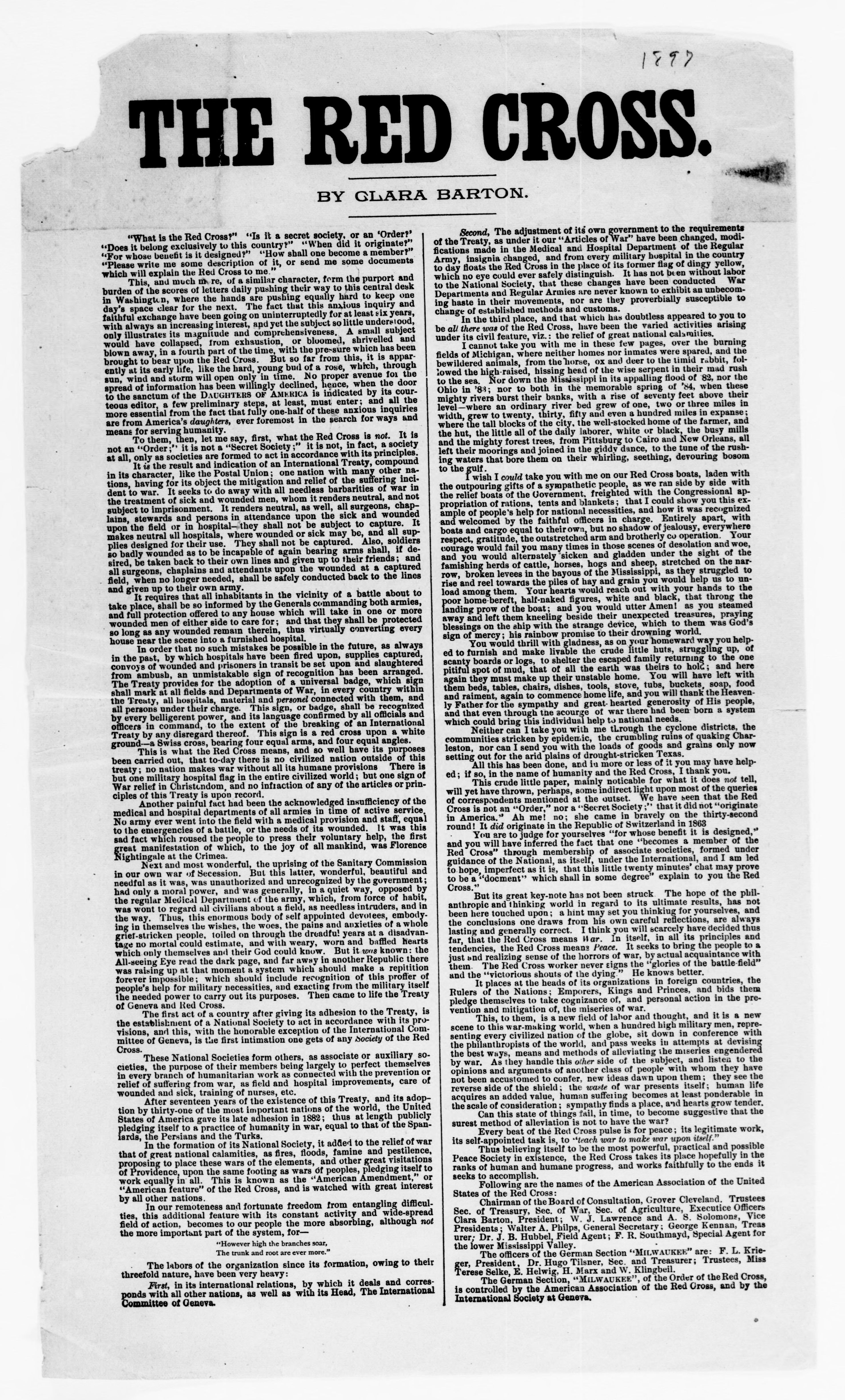 Scanned image of the current content page