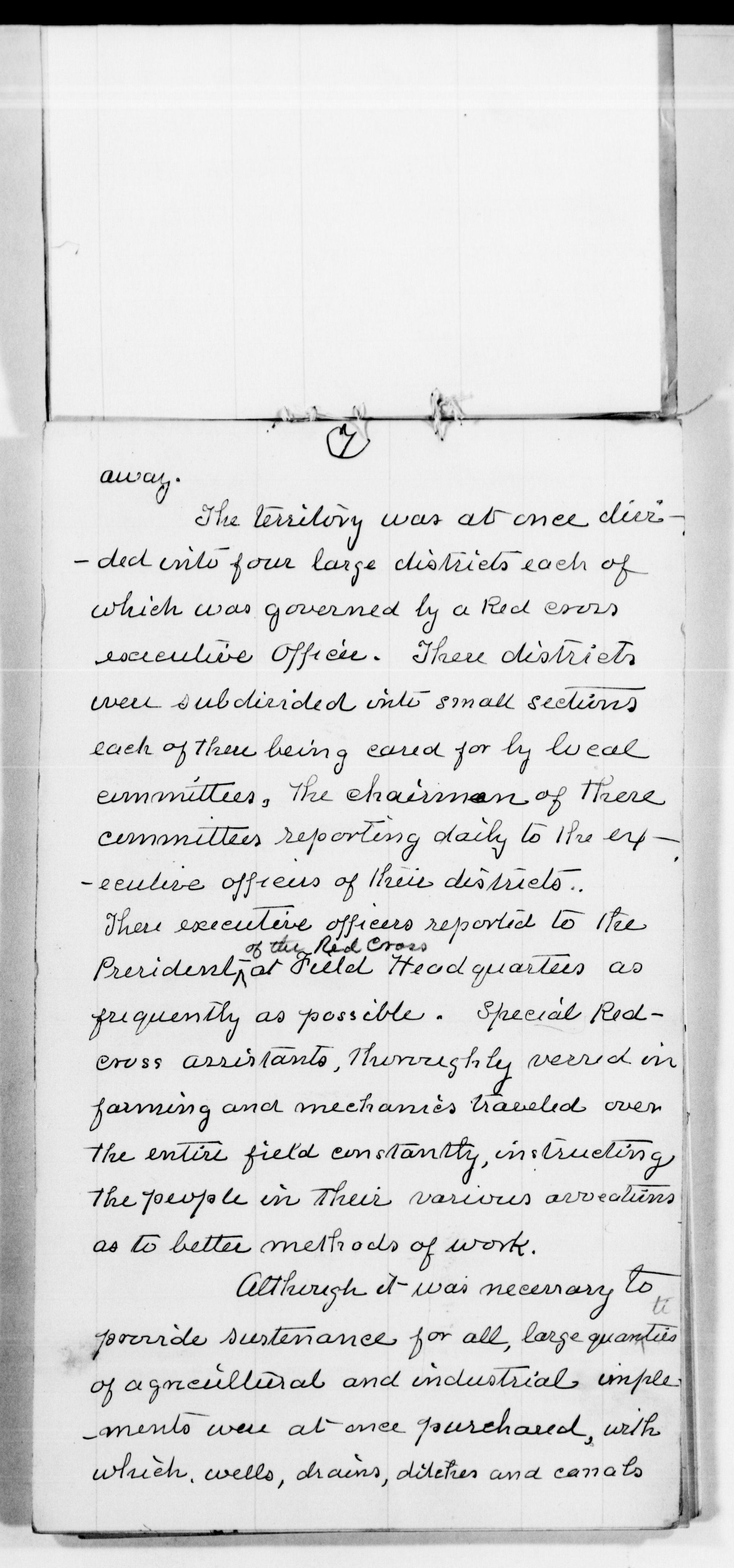 Scanned image of the current content page