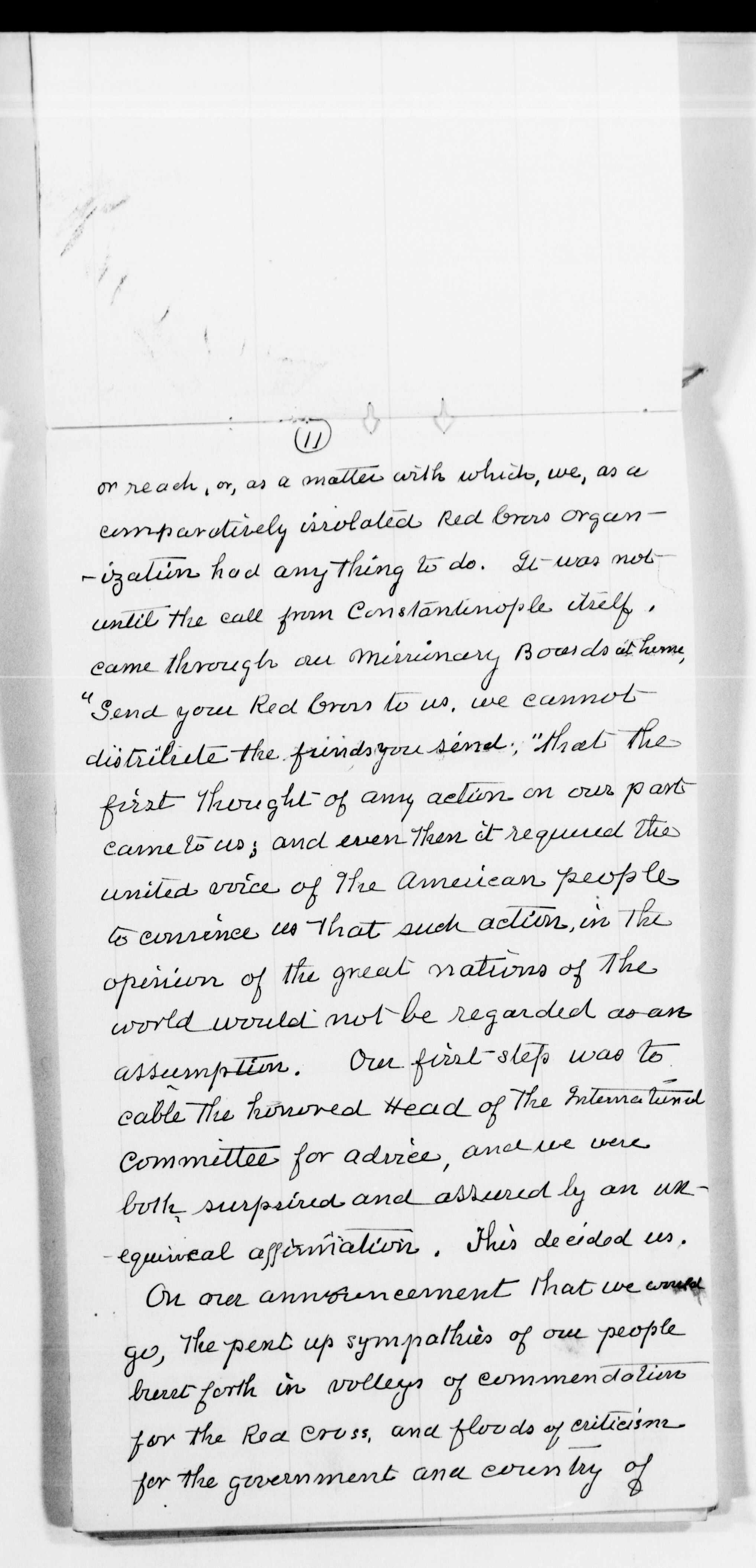Scanned image of the current content page