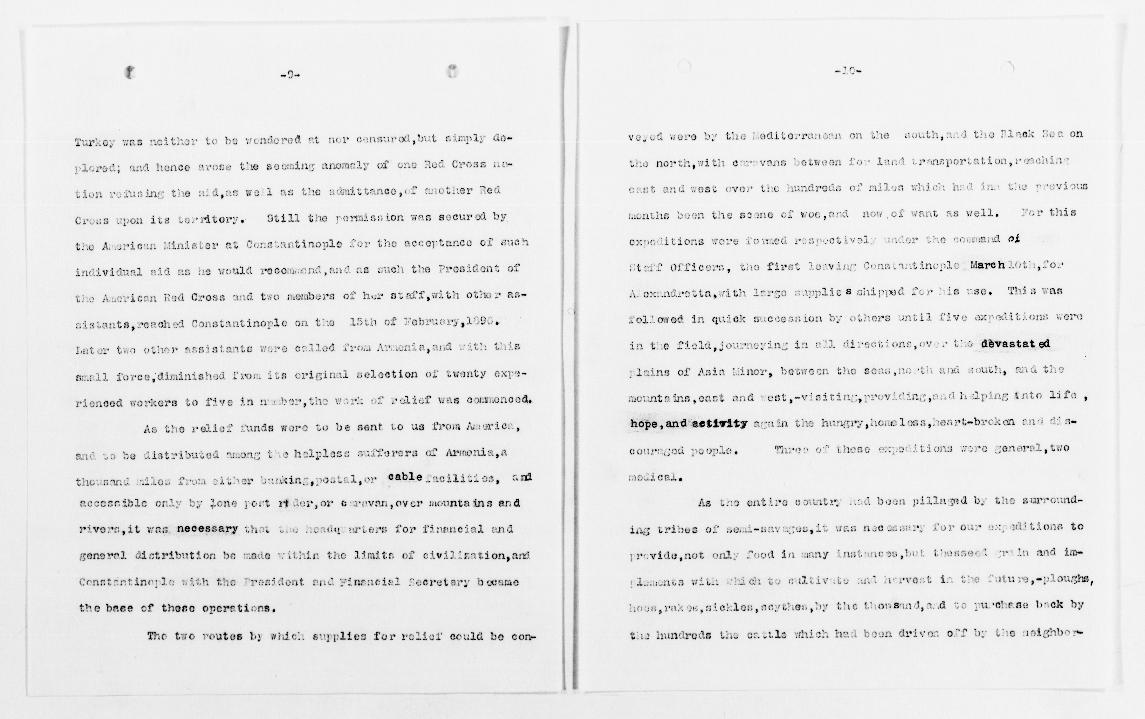 Scanned image of the current content page