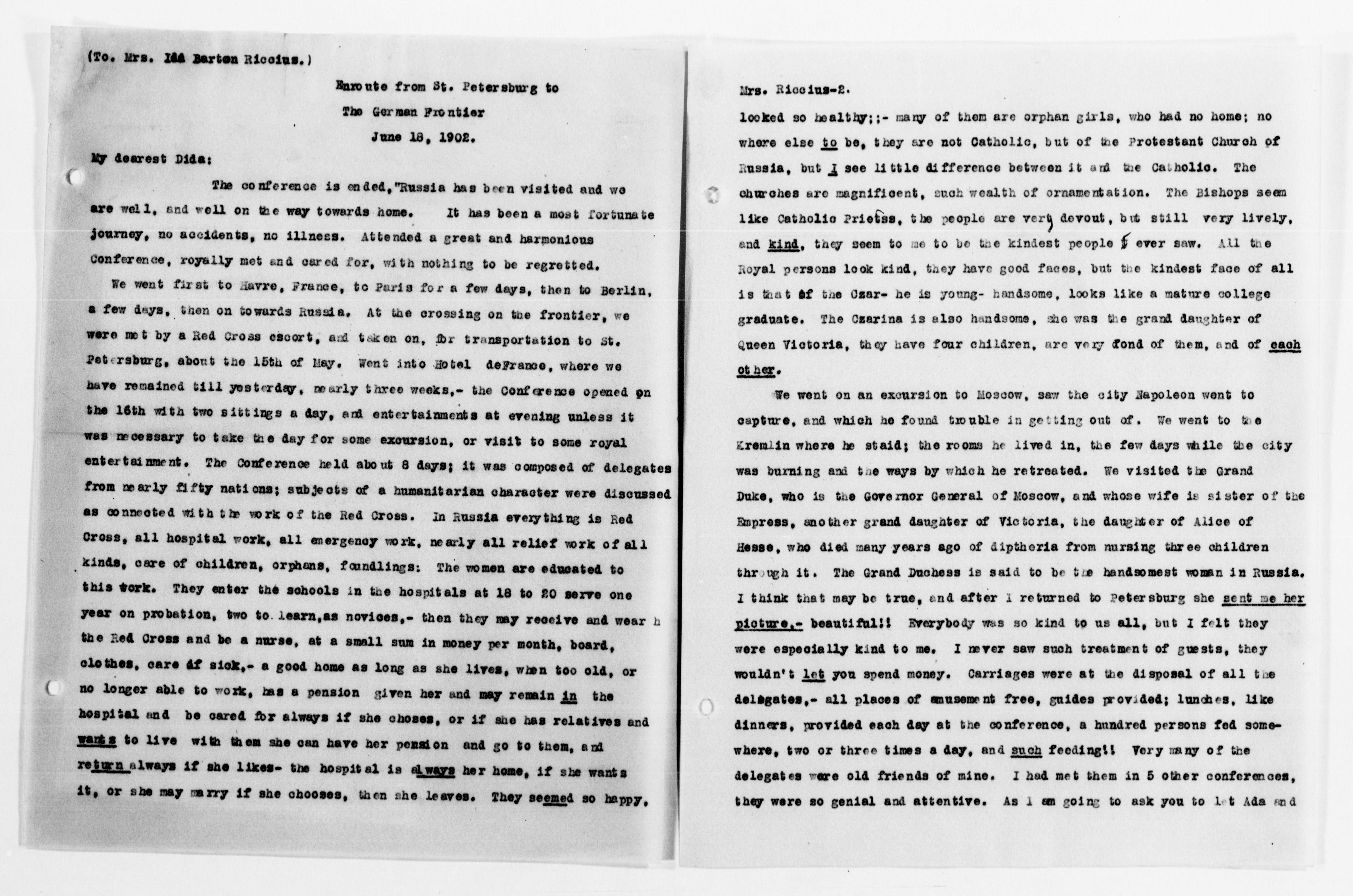 Scanned image of the current content page