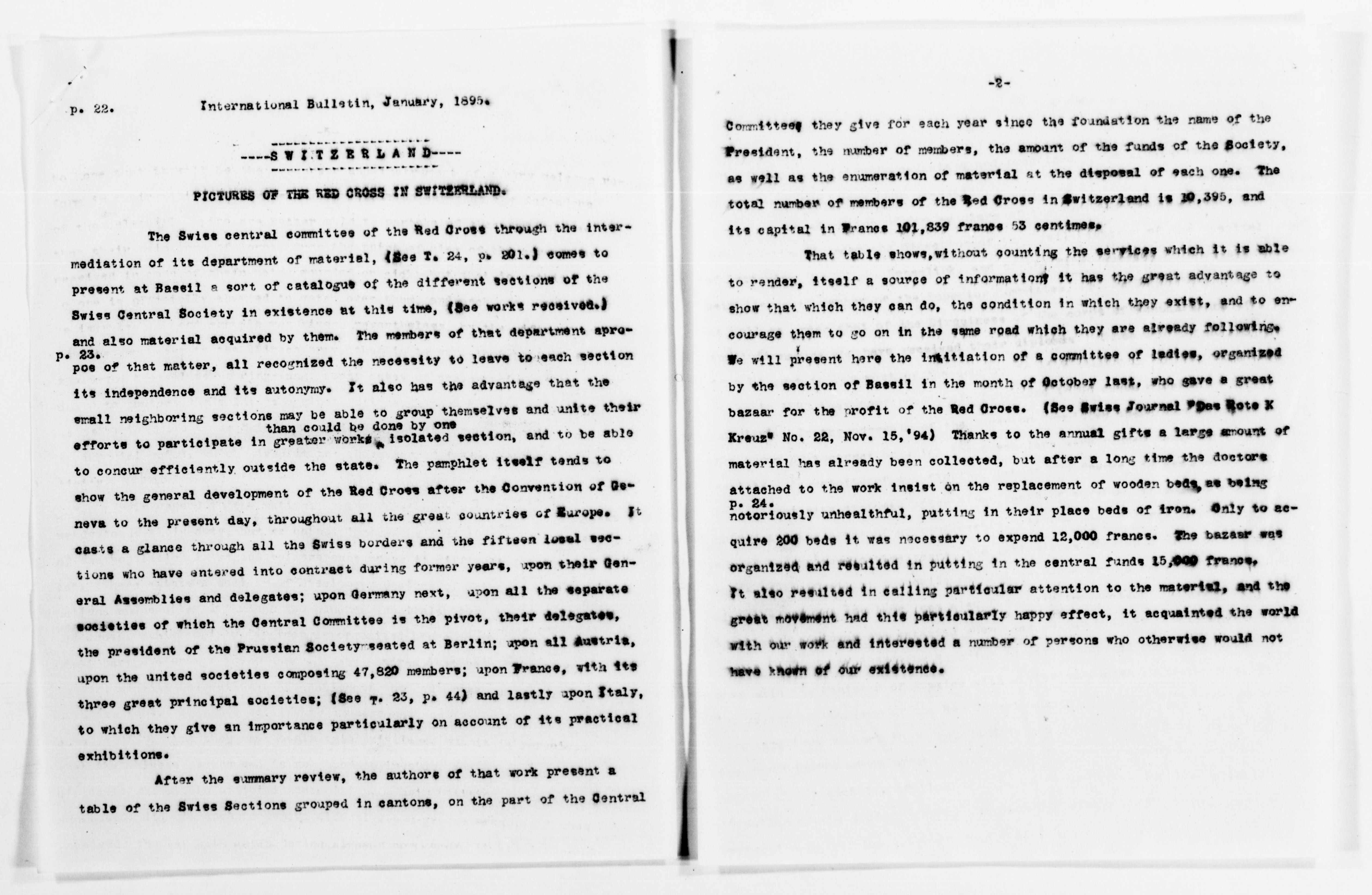 Scanned image of the current content page