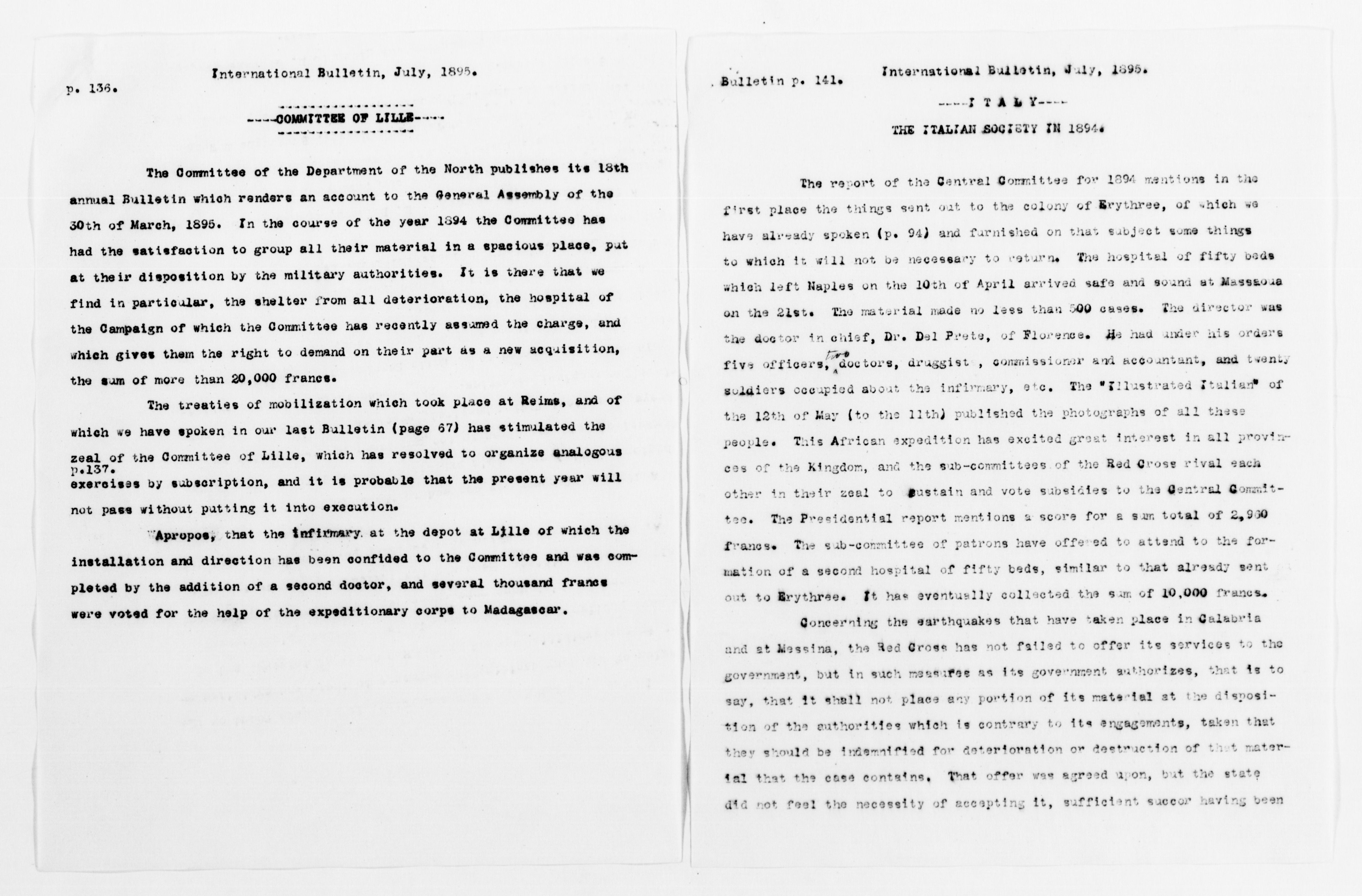 Scanned image of the current content page