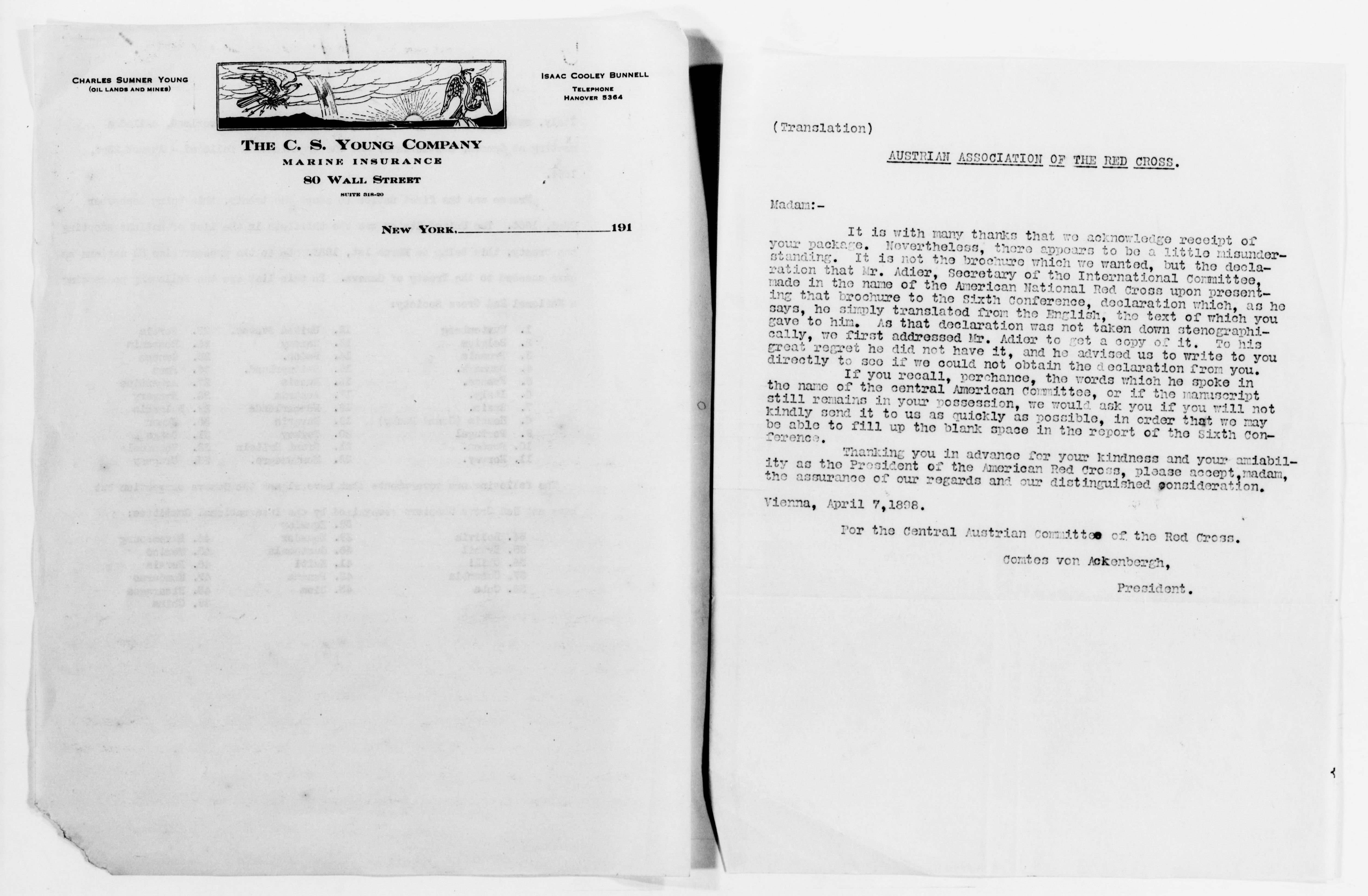 Scanned image of the current content page