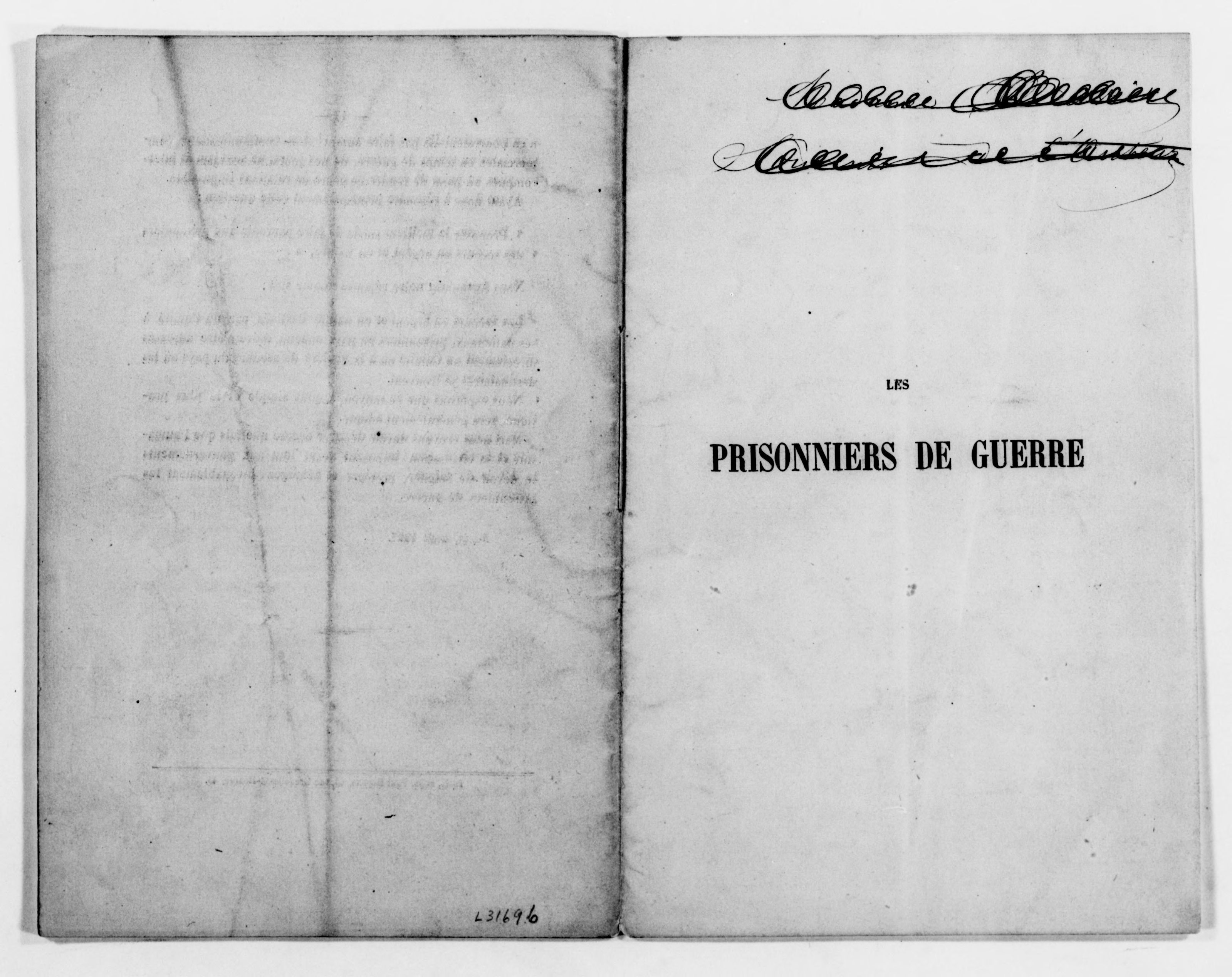 Scanned image of the current content page