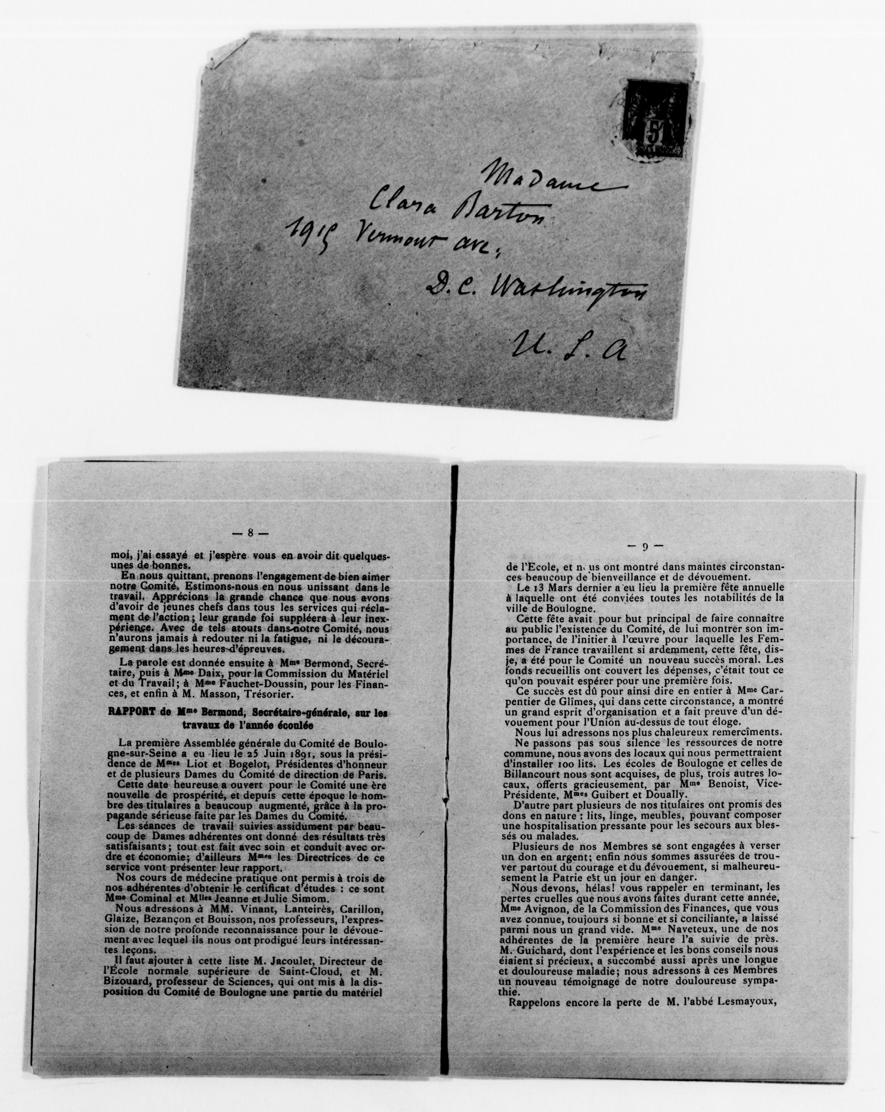 Scanned image of the current content page