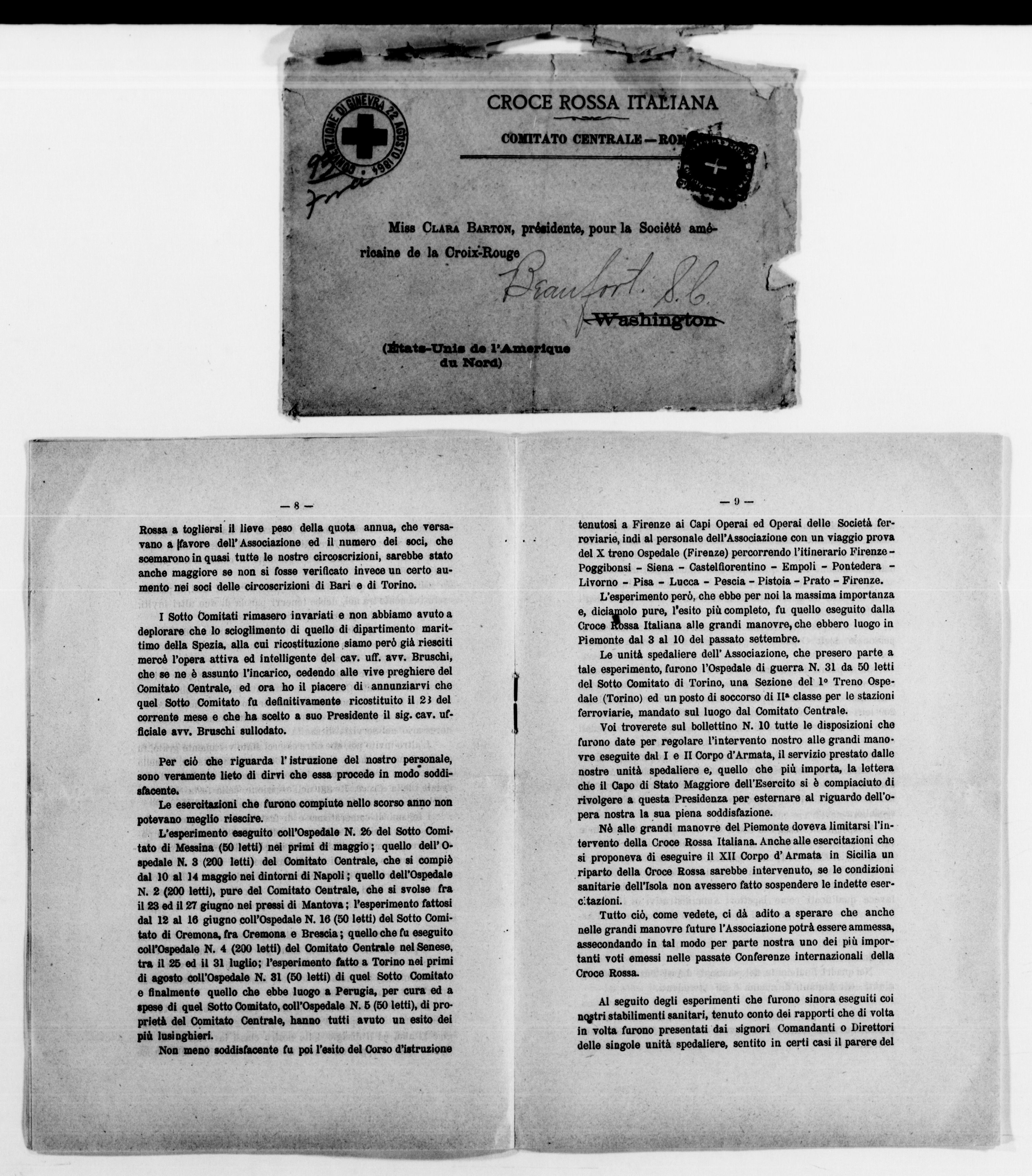 Scanned image of the current content page
