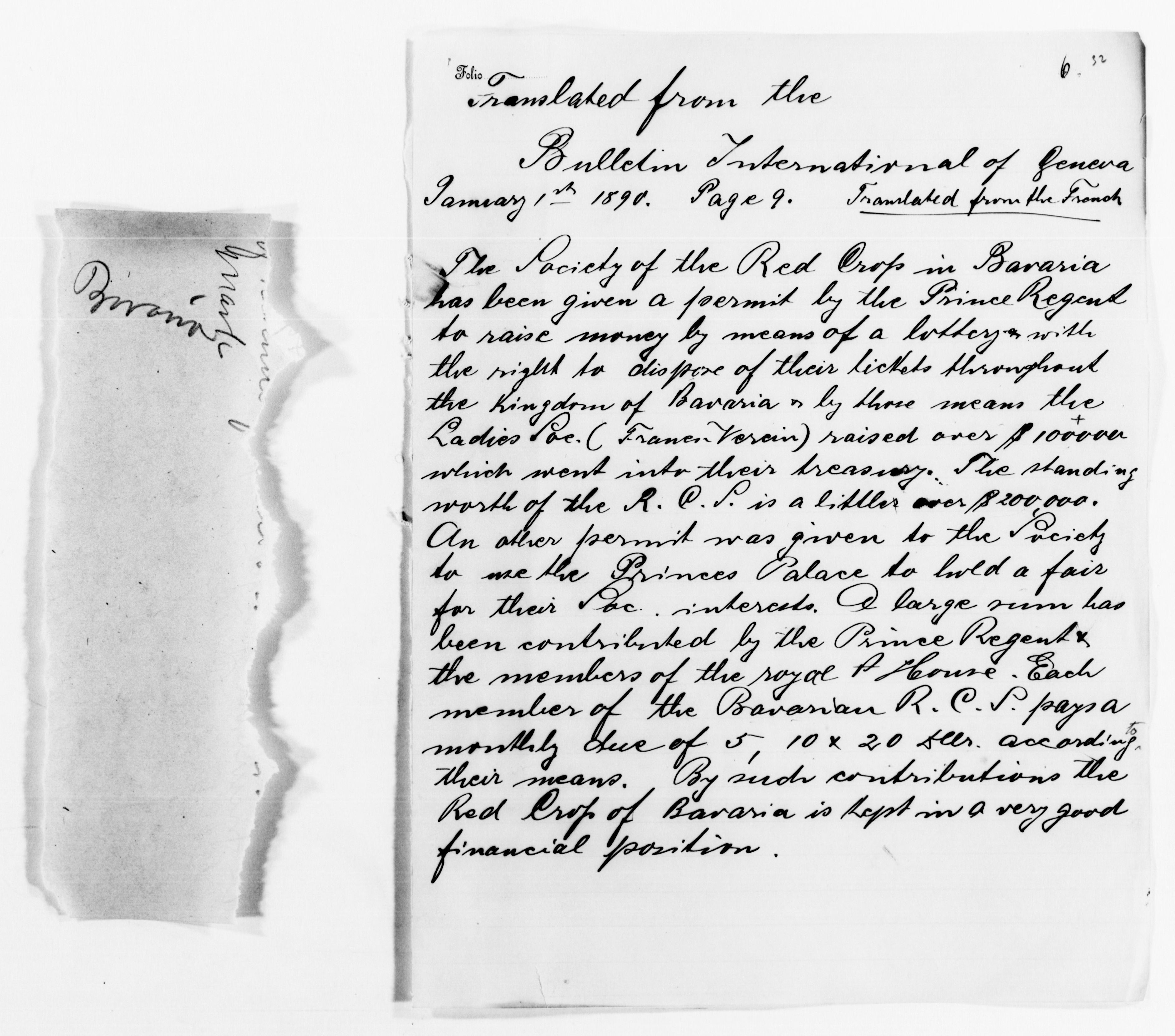 Scanned image of the current content page