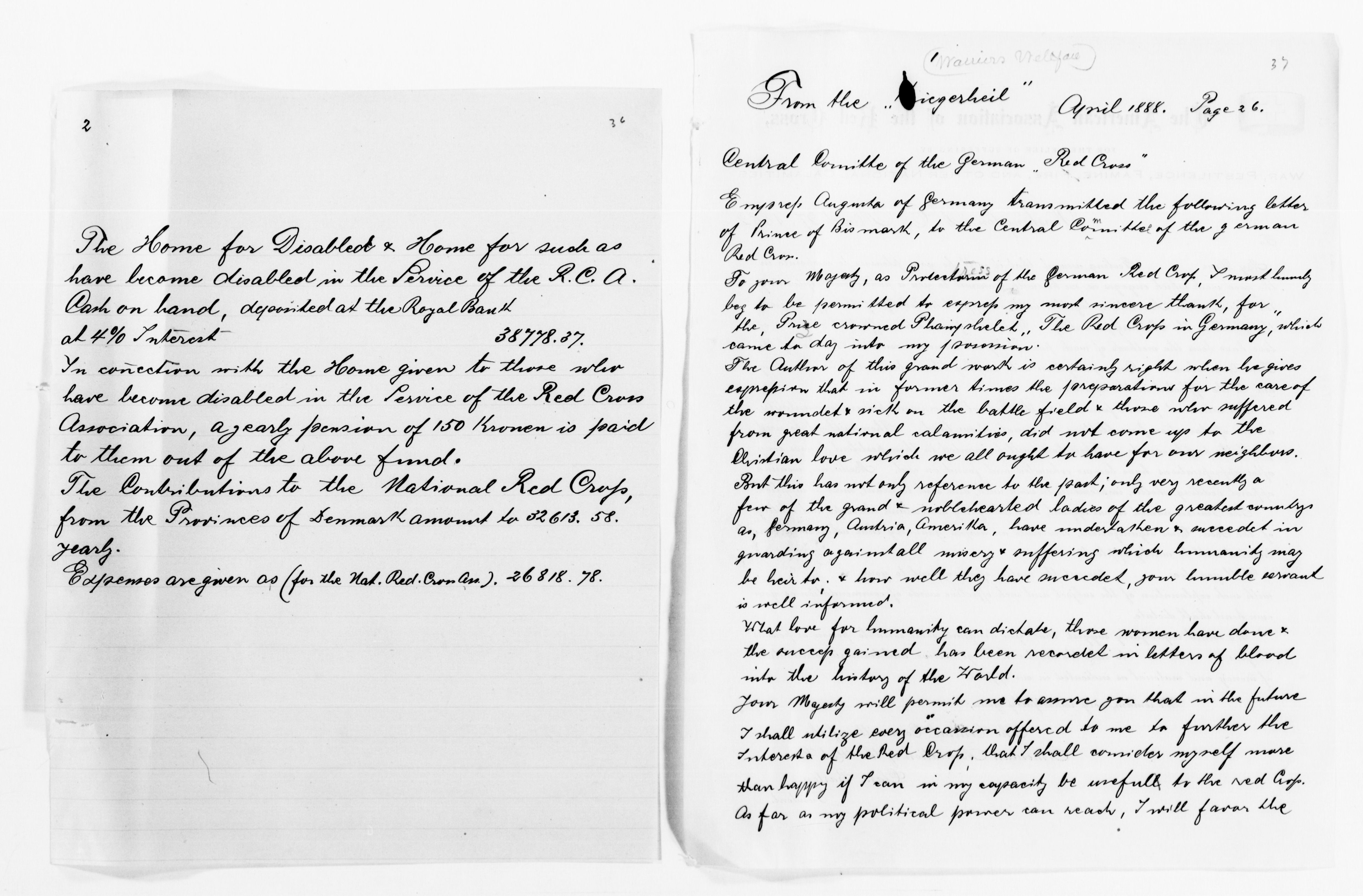 Scanned image of the current content page