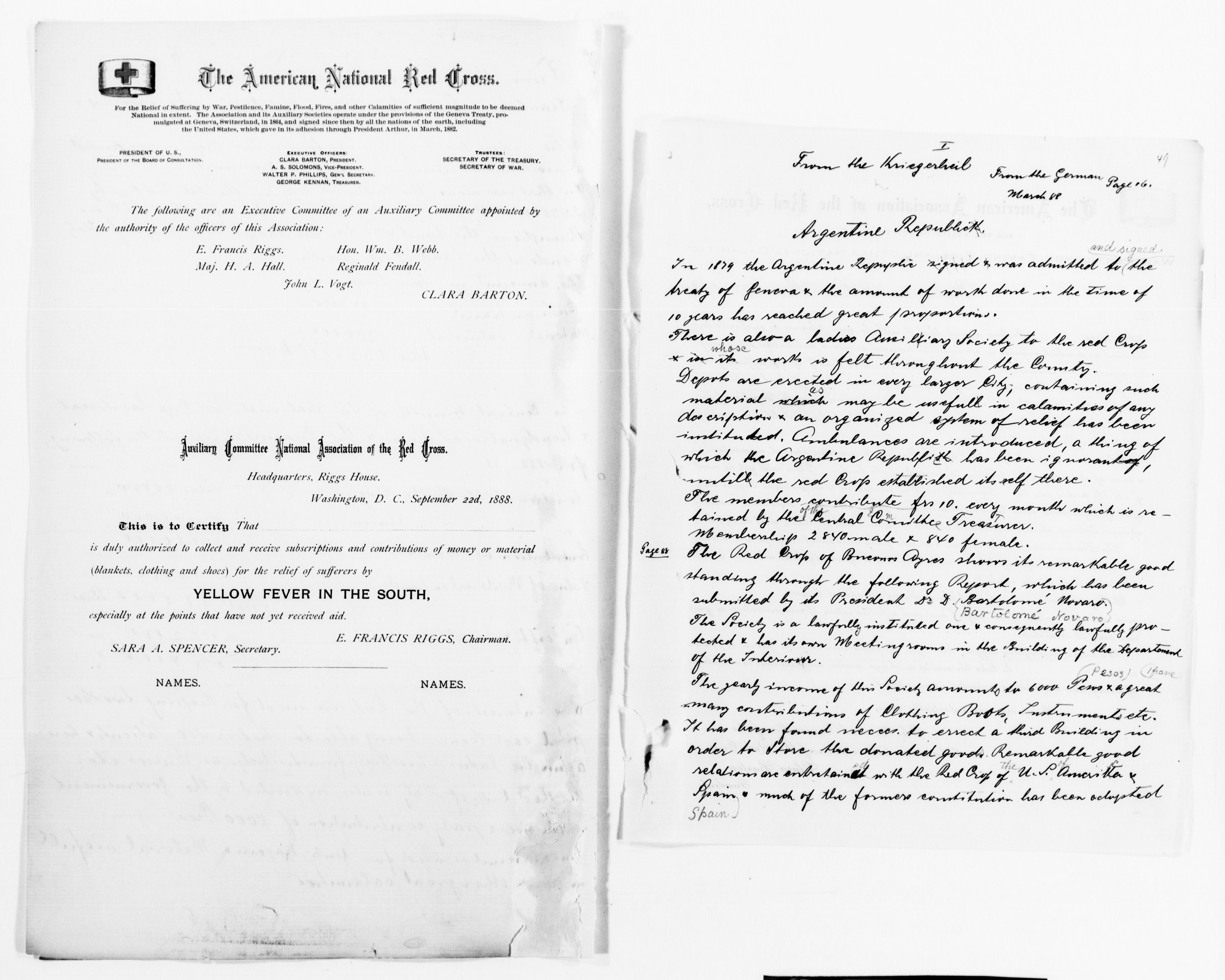 Scanned image of the current content page