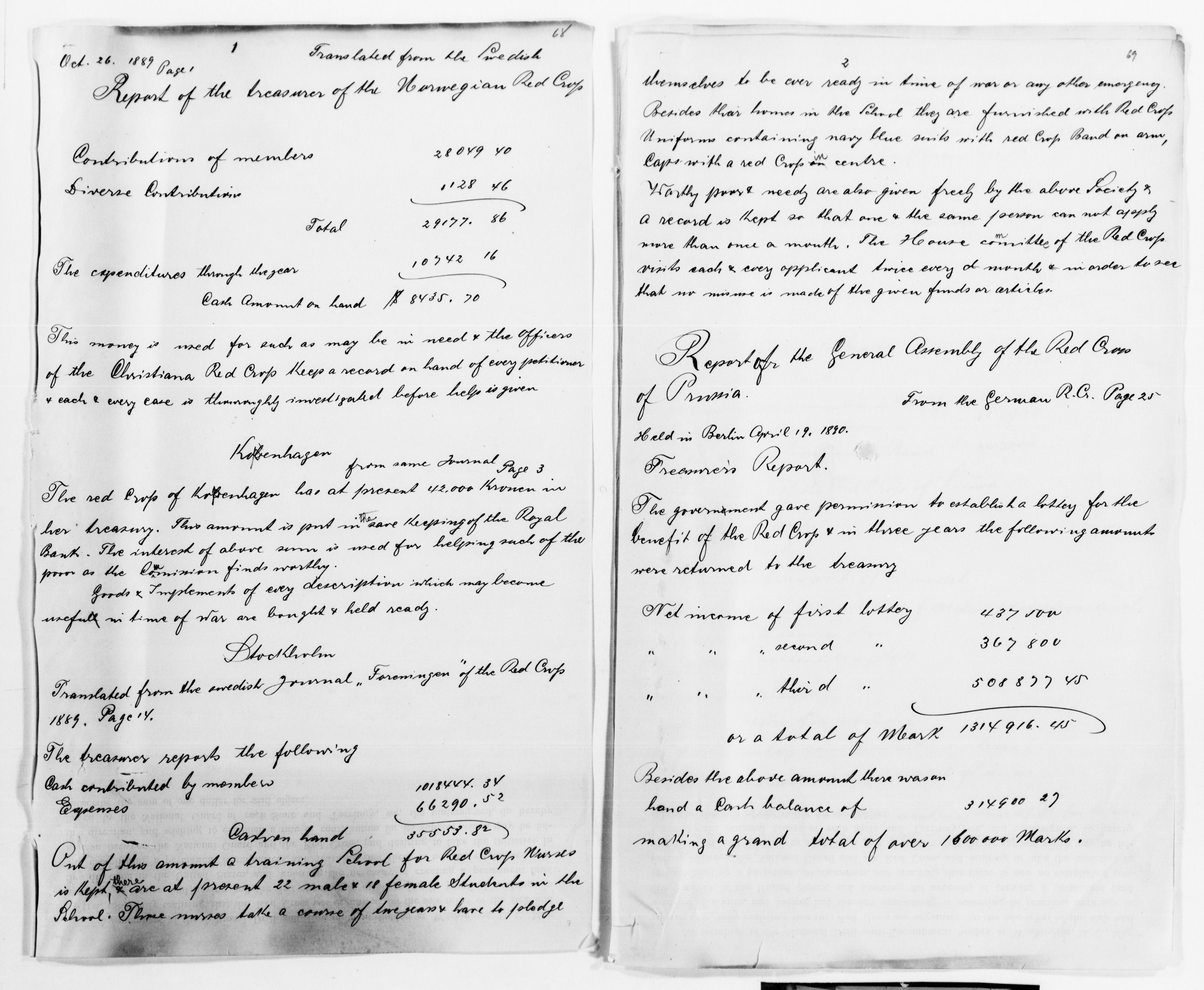 Scanned image of the current content page