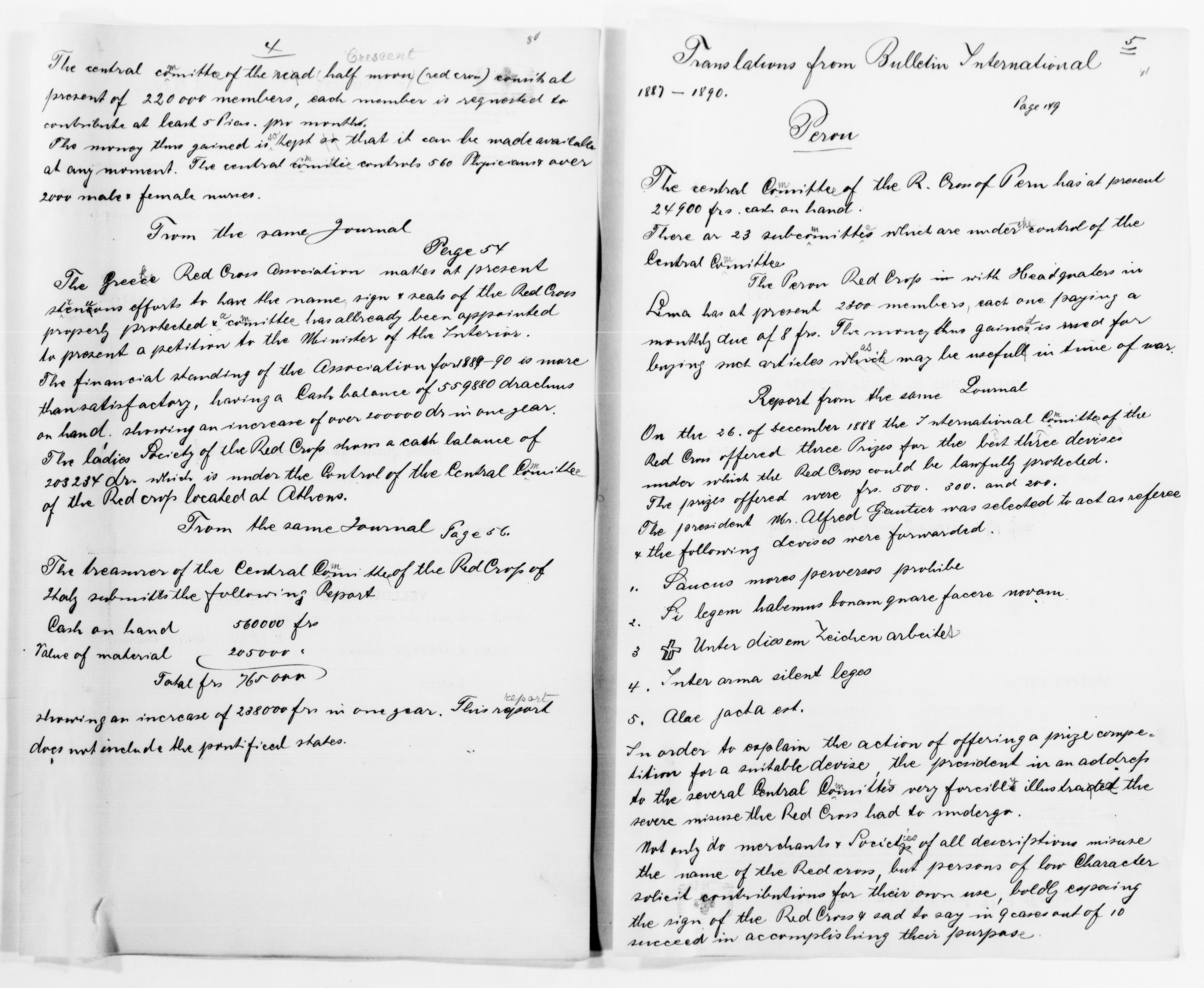 Scanned image of the current content page