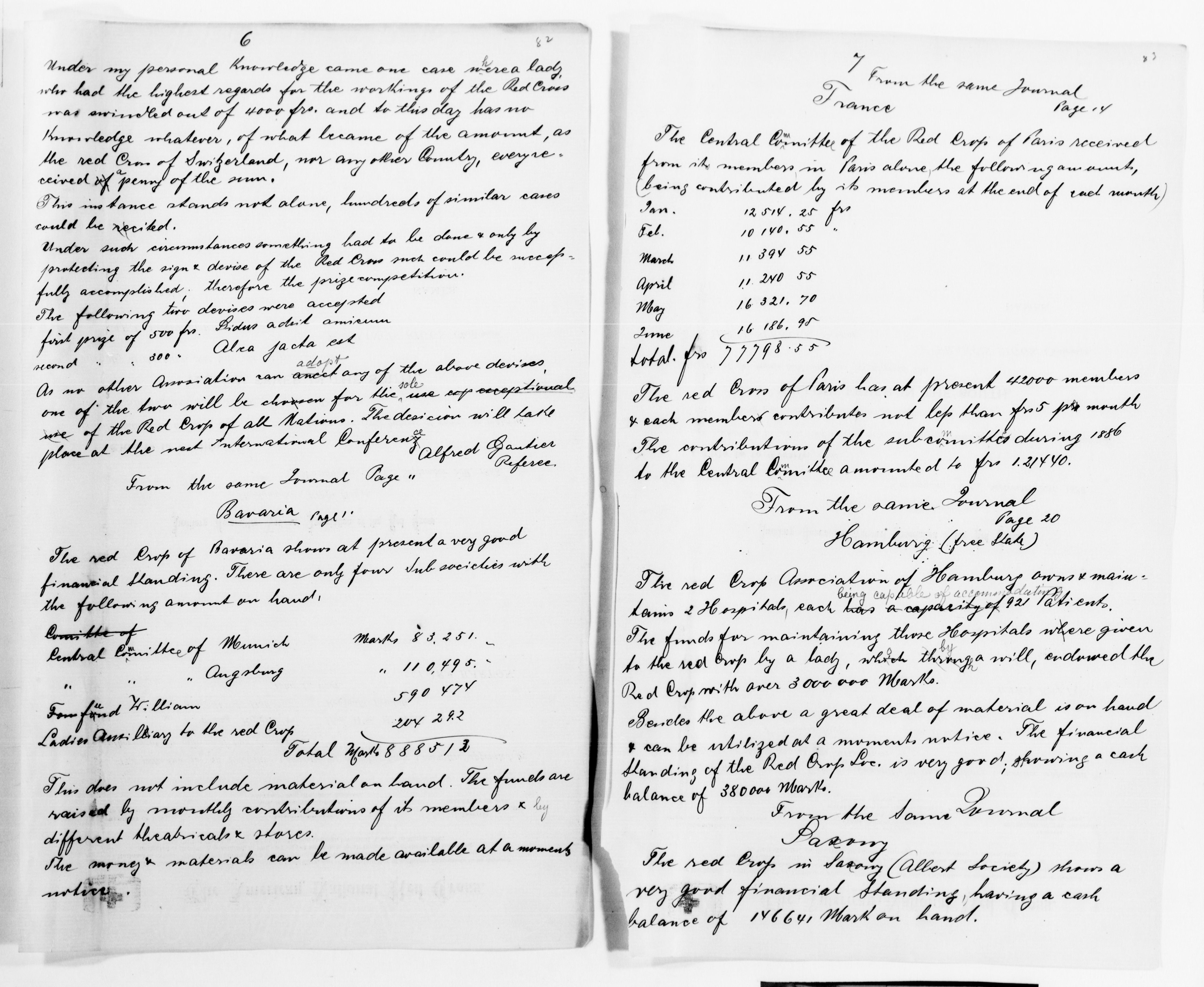 Scanned image of the current content page