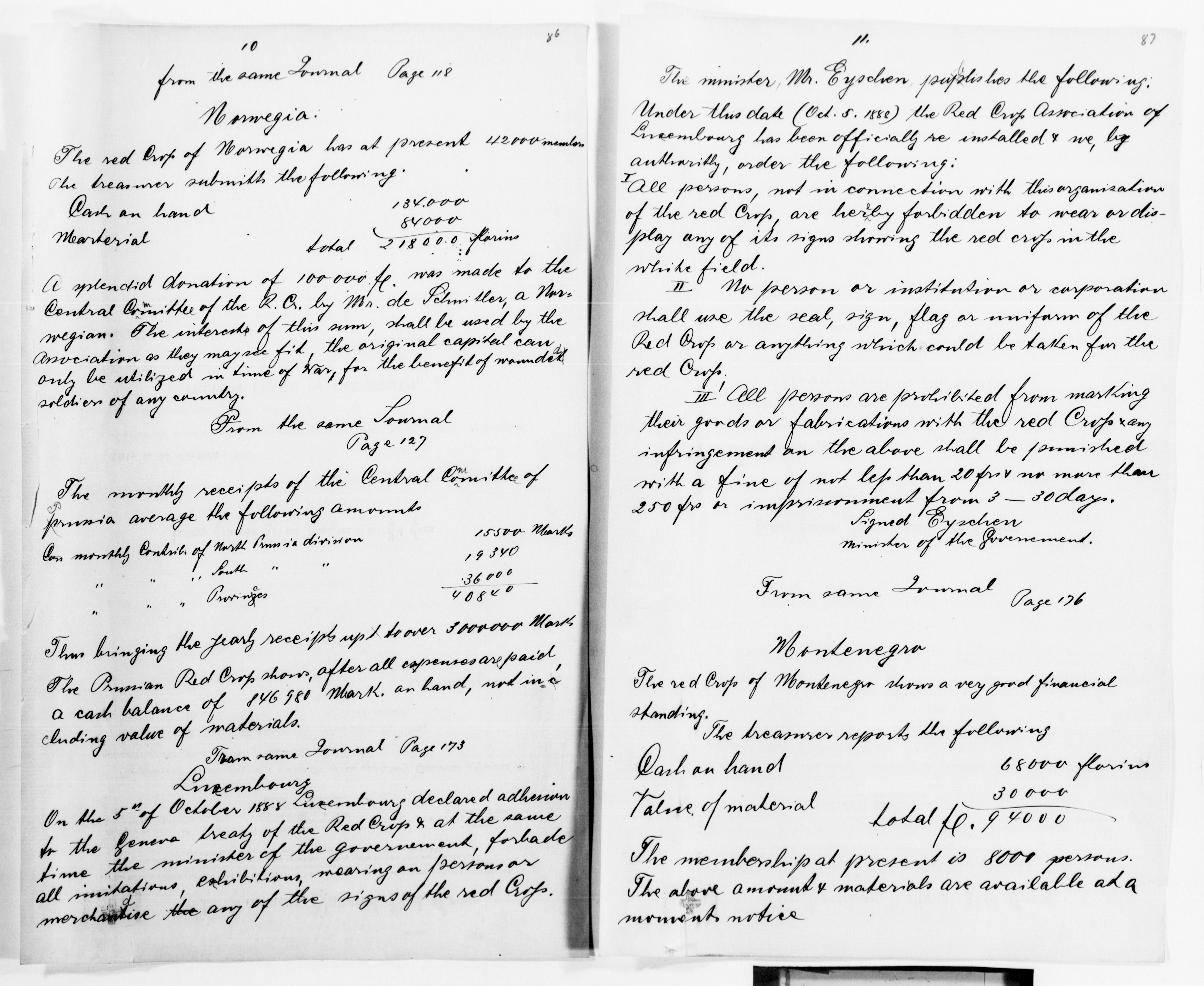 Scanned image of the current content page
