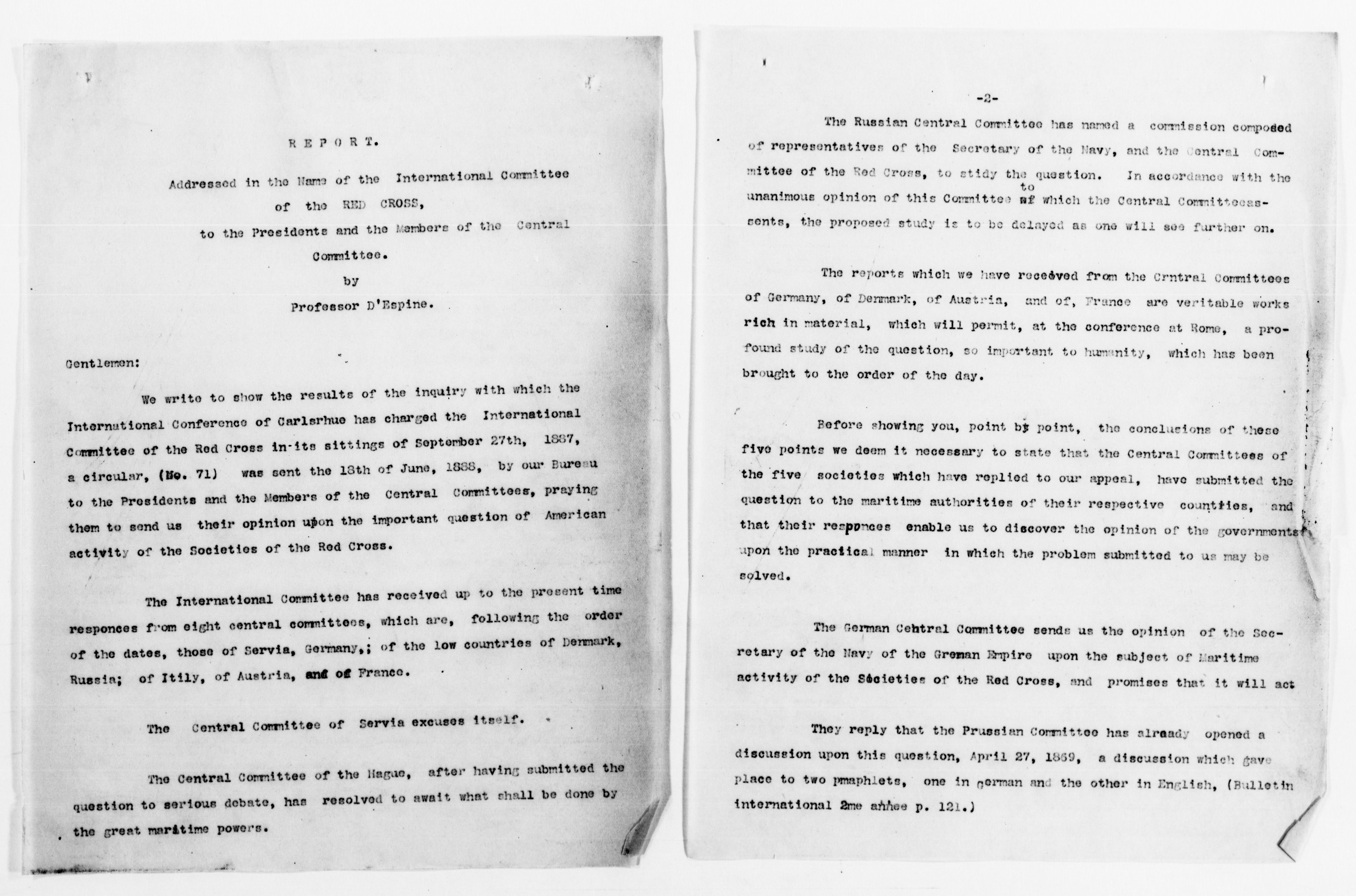 Scanned image of the current content page